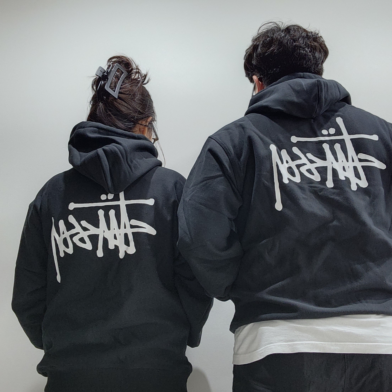 Stussy Basic Stussy Hoodie Black 2023 착용 스타일 - 1