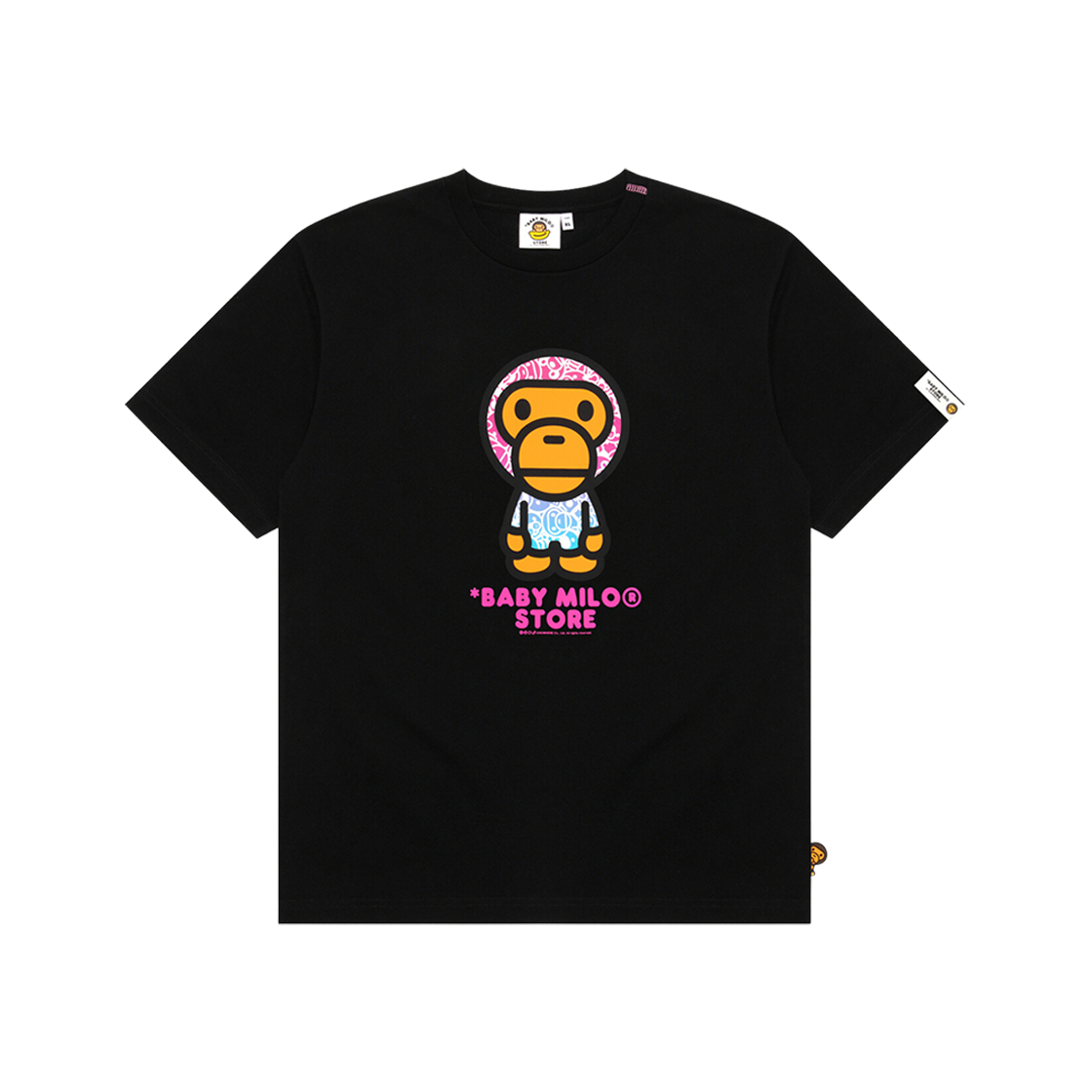 (W) BAPE Baby Milo T-Shirt Black 상세 이미지 1