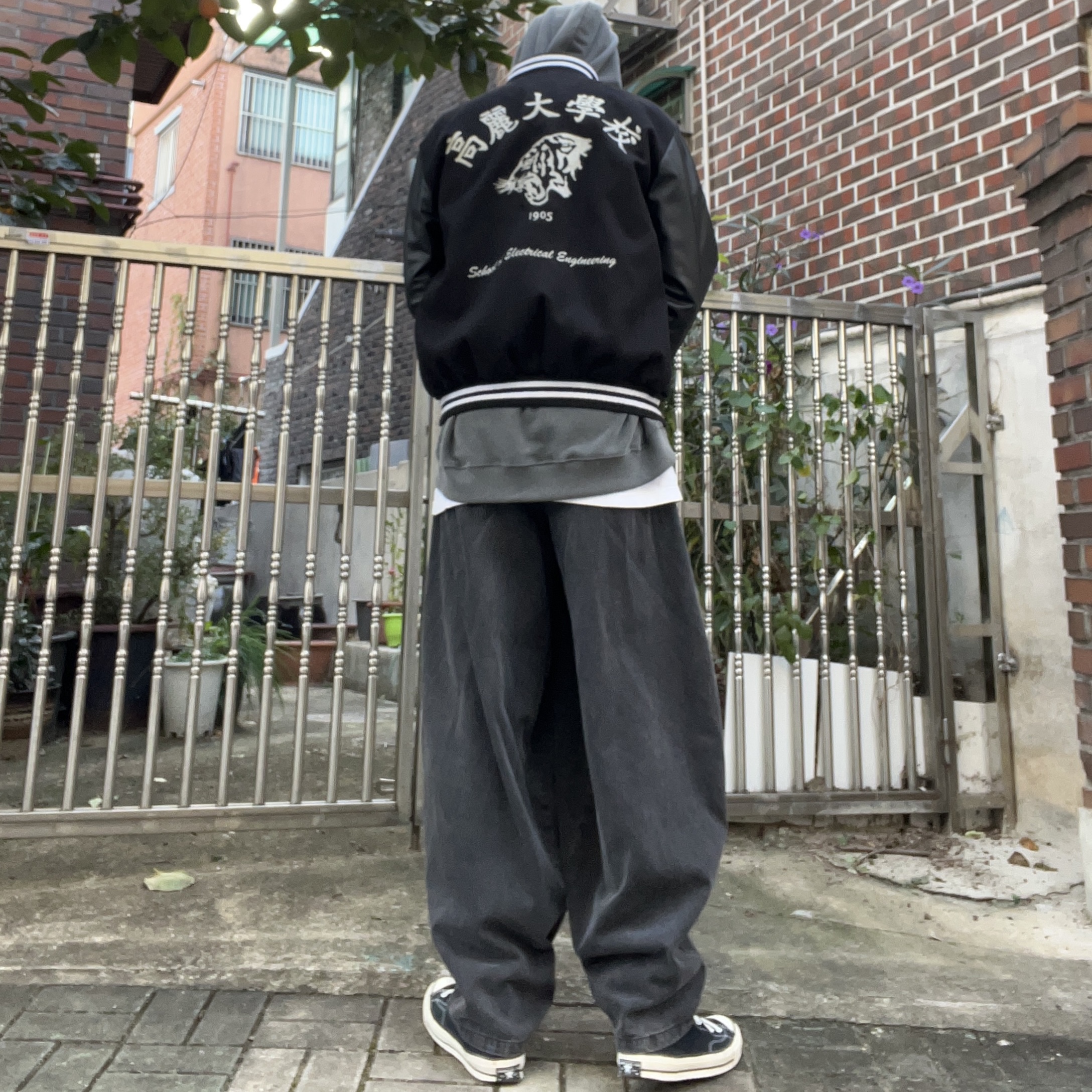 Converse Chuck 70 Hi Black 착용 스타일