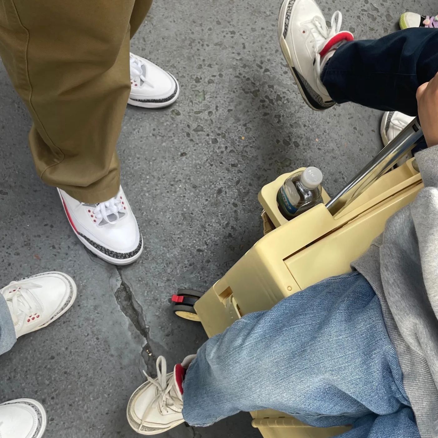 Jordan 3 Retro Fire Red 2022, (PS) Jordan 3 Retro White Cement Reimagined 착용 스타일