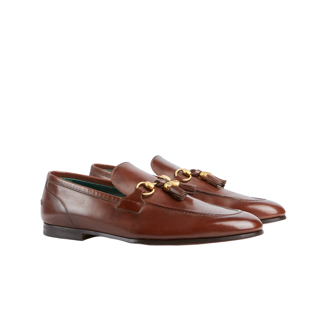 Gucci Jordaan Loafer Brown Leather 상세 이미지 2