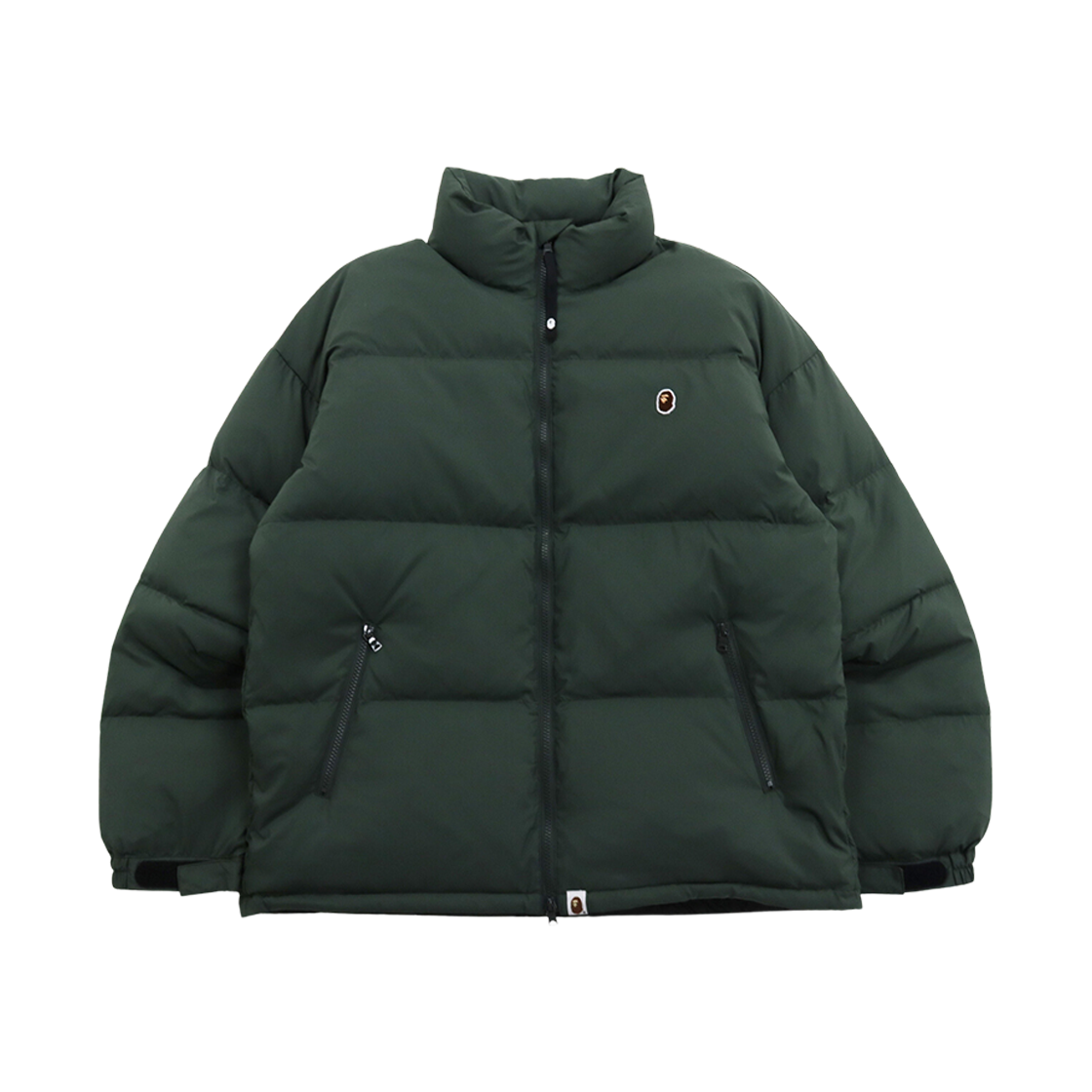 BAPE One Point Loose Fit Down Jacket Deep Jungle 상세 이미지 1