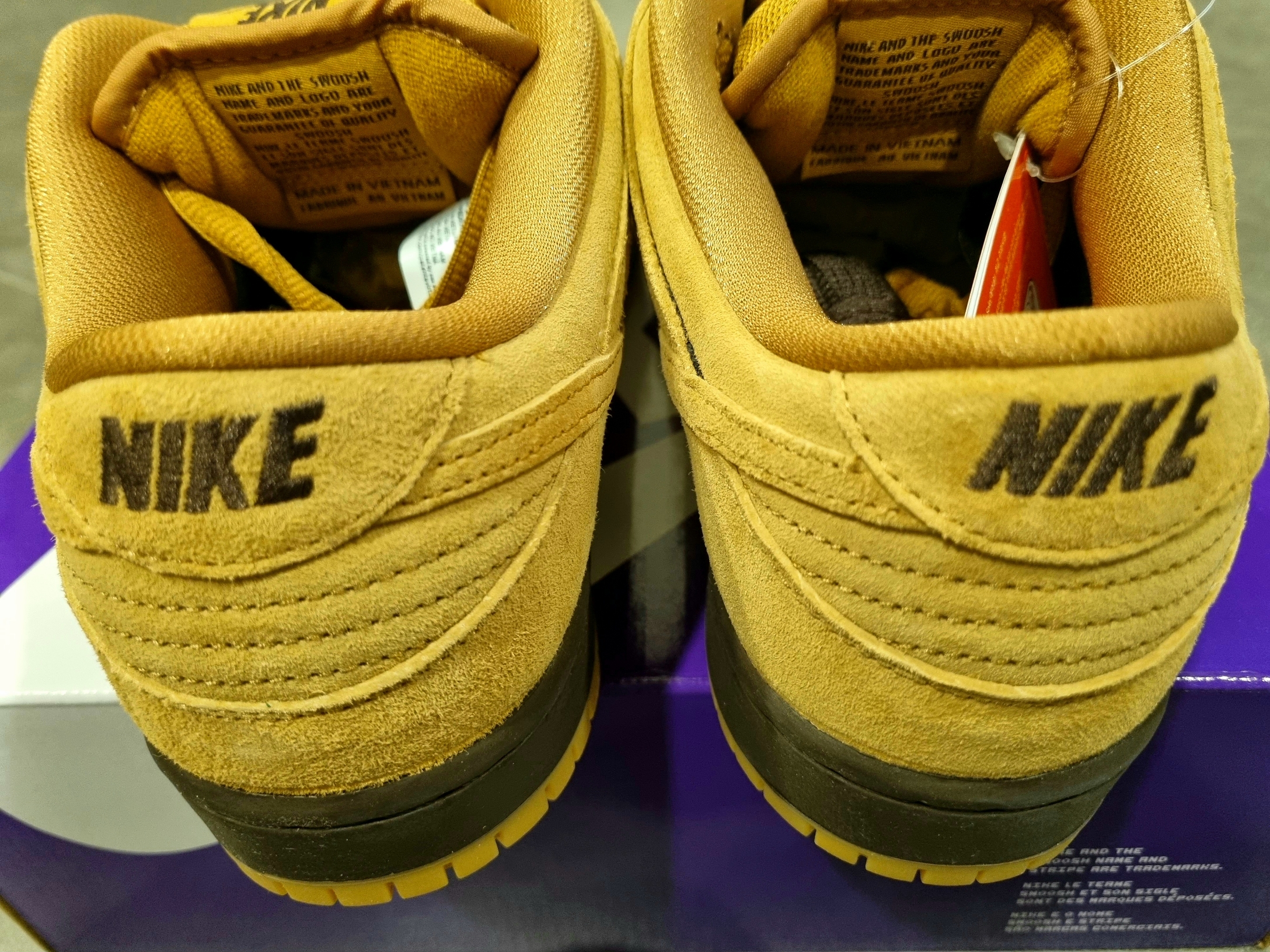 Nike SB Dunk Low Pro Wheat 2023 착용 스타일 - 5