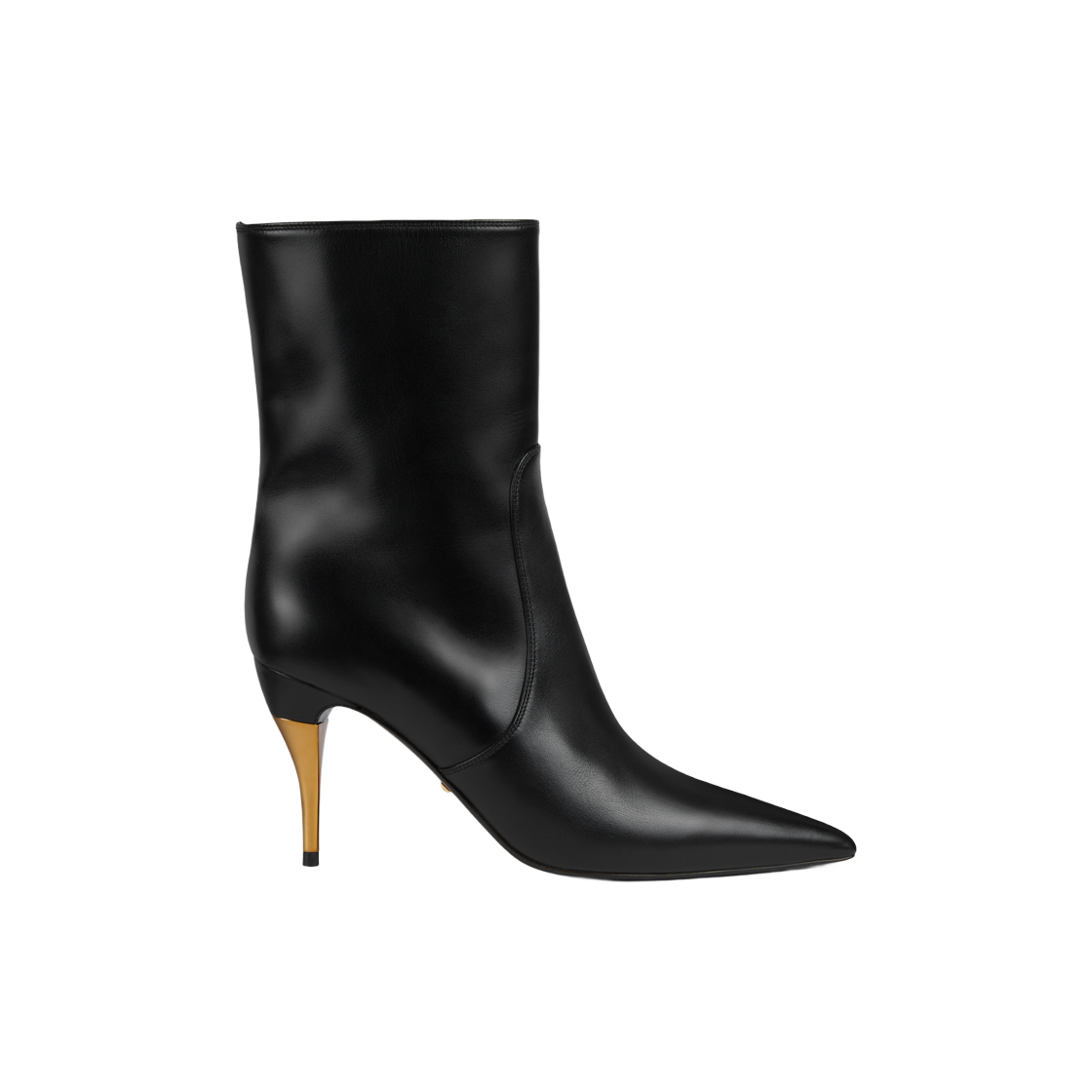 (W) 구찌 앵클 부츠 블랙 레더((W) Gucci Ankle Boot Black Leather) - 1