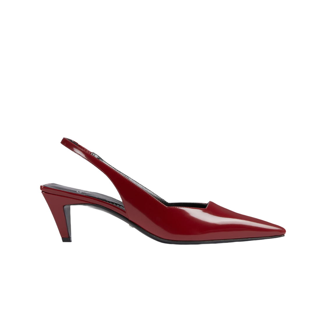 (W) Gucci Slingback Pump Dark Red Leather 상세 이미지 1