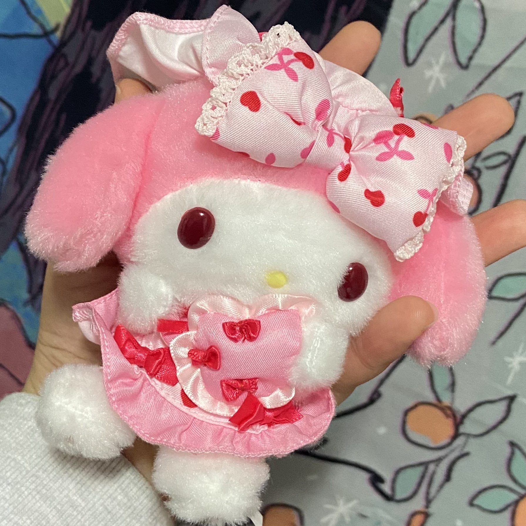 Sanrio My Melody Fun Hocance Series Mascot Holder 착용 스타일