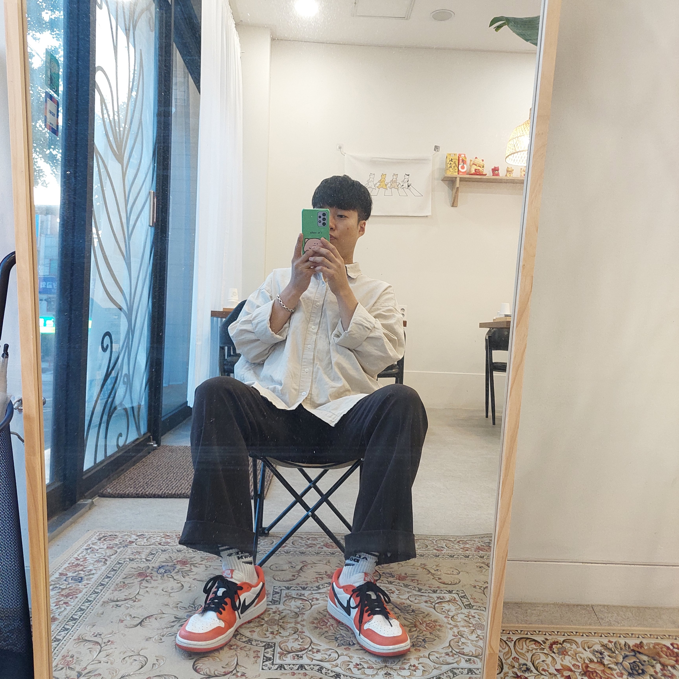 (W) Jordan 1 Low OG Starfish 착용 스타일