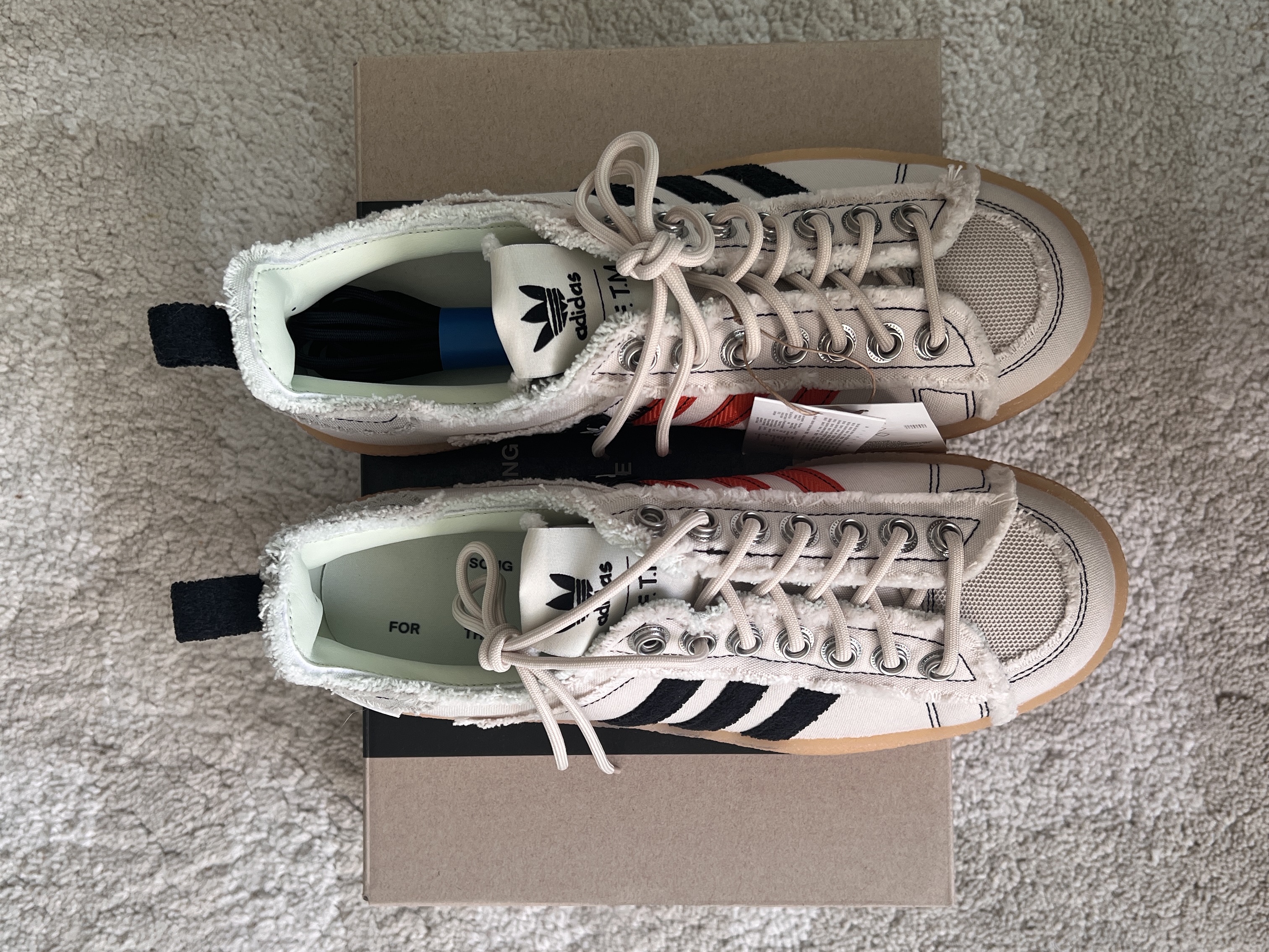 Adidas x Song for the Mute Campus 80s Bliss Core Black 착용 스타일 - 4