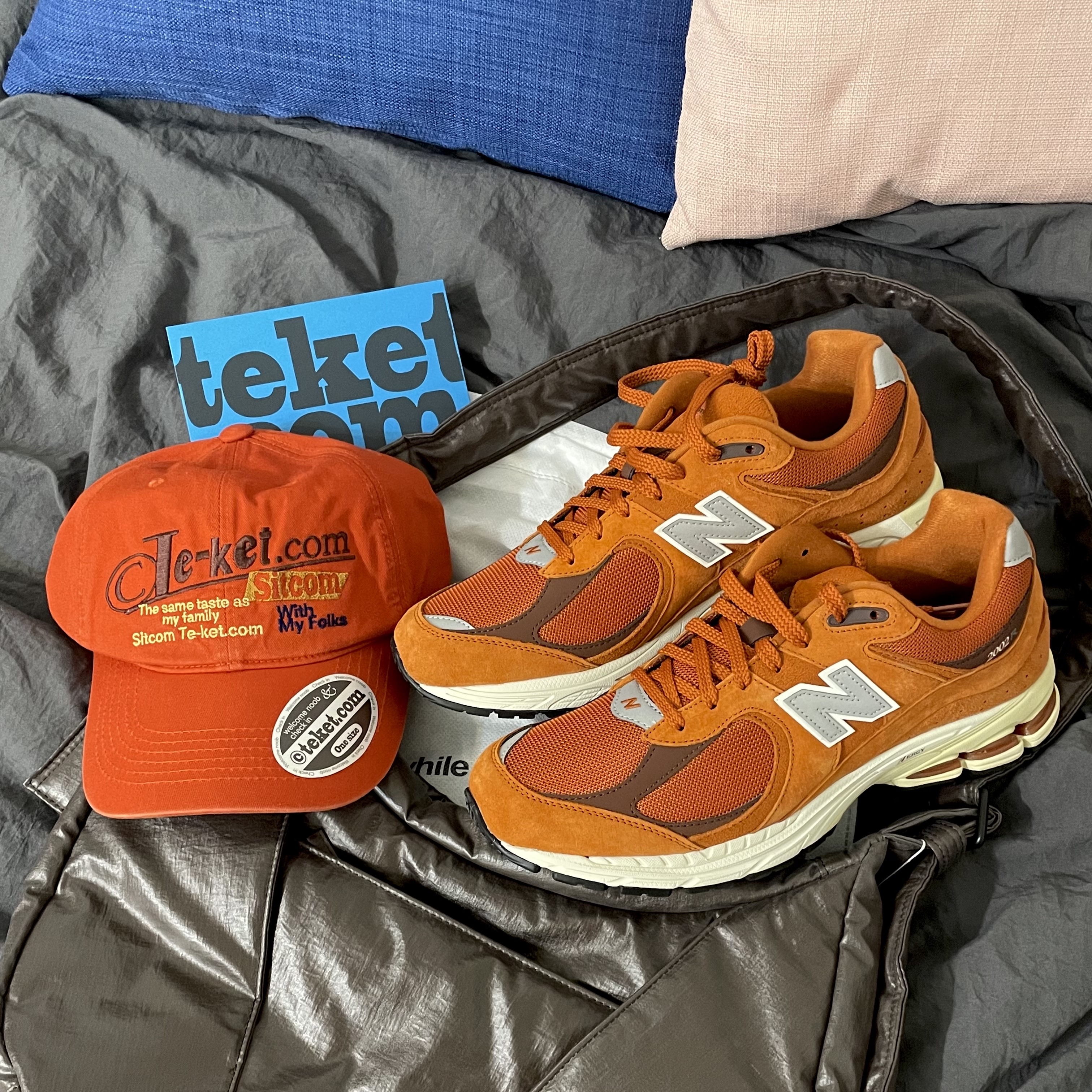 New Balance 2002R Rust Oxide 착용 스타일