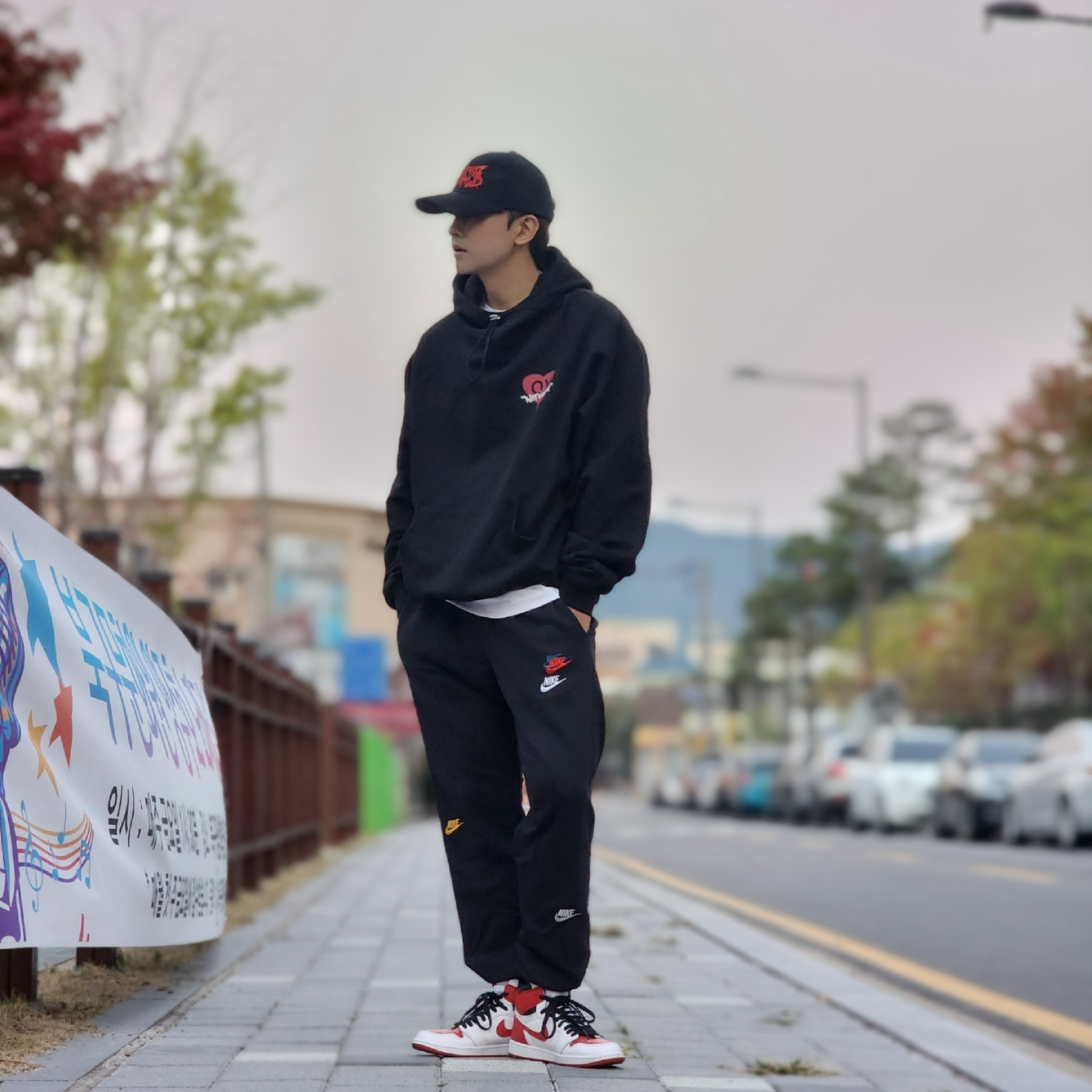 Nike NSW Essentials+ French Terry Pants Black - US/EU, Nike NSW Essential+ French Terry Pants Black - Asia 착용 스타일 - 3
