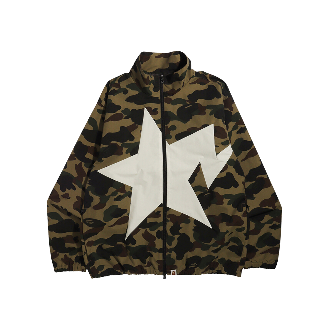 BAPE 1st Camo Track Jacket Army Green 상세 이미지 1