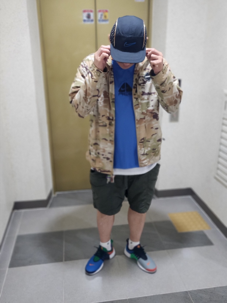 Supreme x Nike ACG Jersey Dusty Blue - 22FW 착용 스타일 - 2