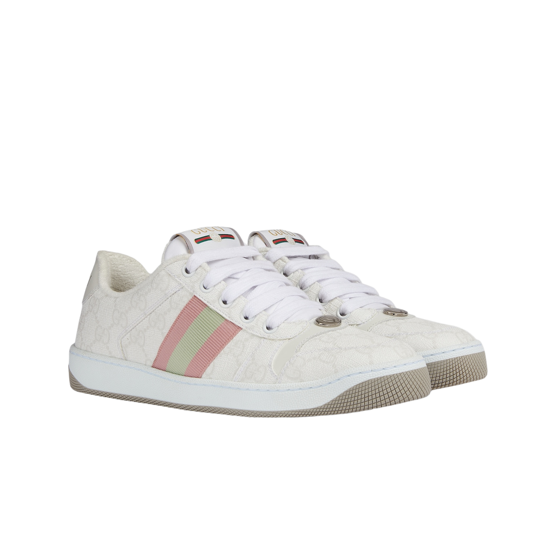 (W) 구찌 스크리너 스니커즈 화이트 GG 슈프림((W) Gucci Screener Sneaker White GG Supreme) - 2