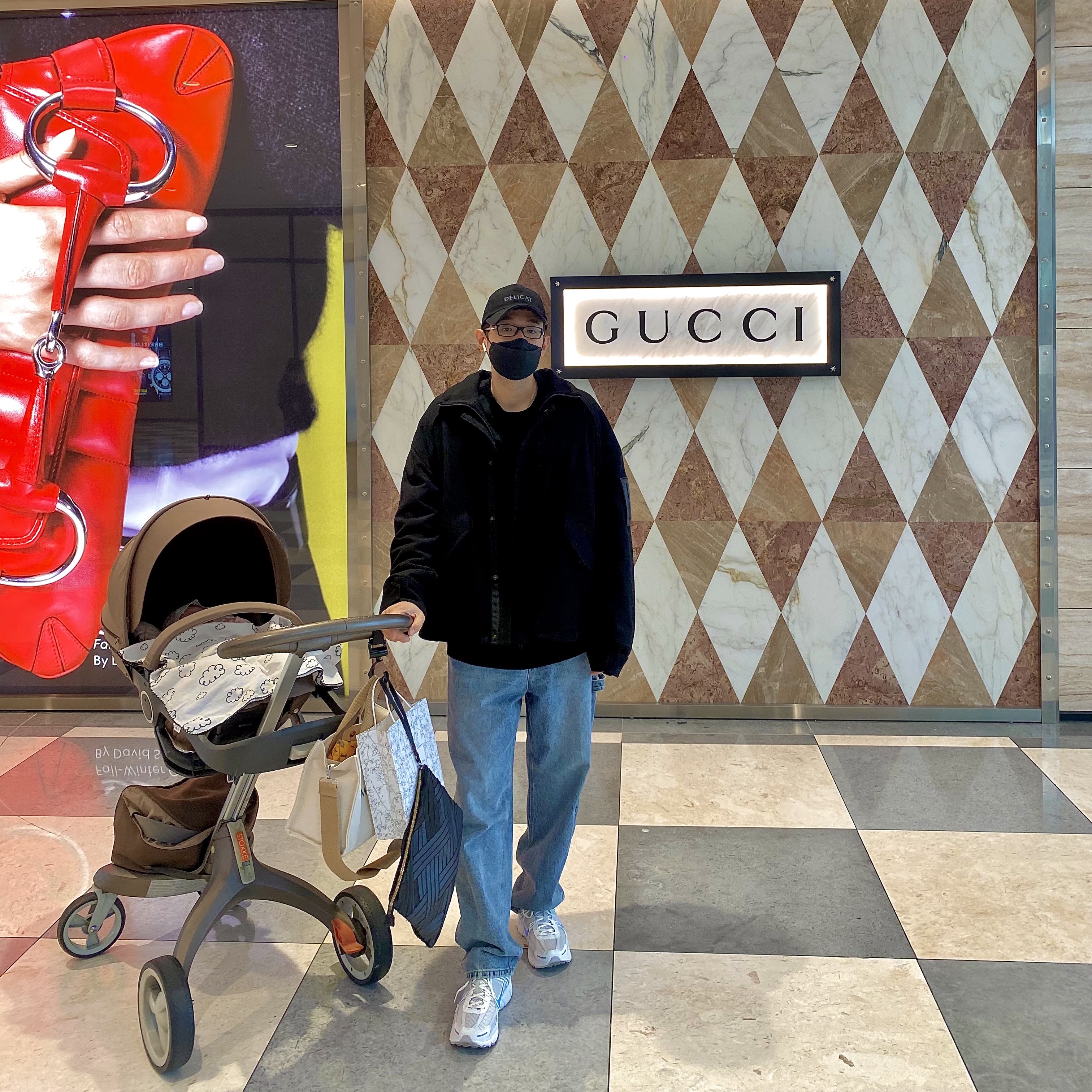 Juun.J MK3 Transform Jacket Black - 22FW, Juun.J Signature Cotton Twill Ballcap Black 착용 스타일 - 2