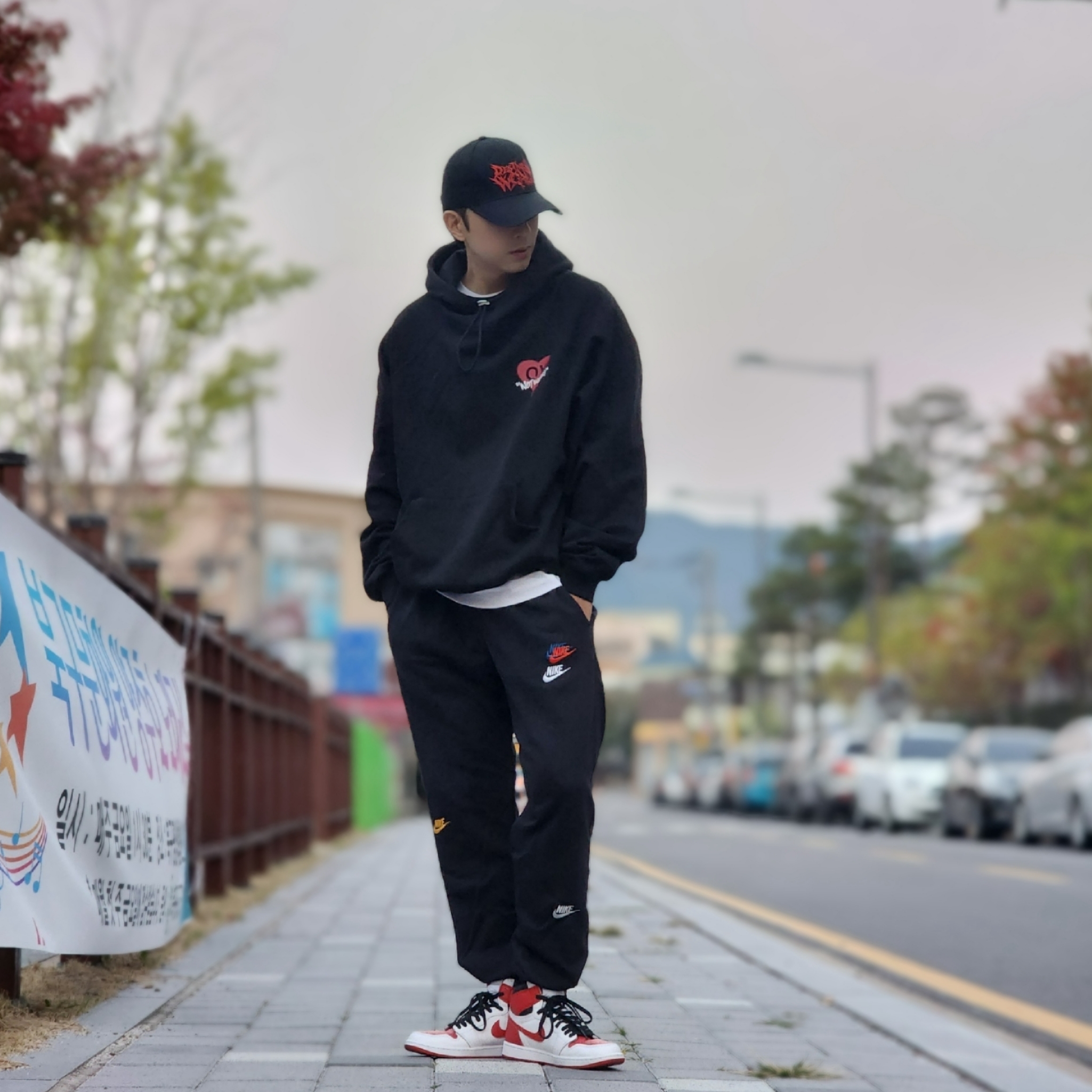 Nike NSW Essentials+ French Terry Pants Black - US/EU, Nike NSW Essential+ French Terry Pants Black - Asia 착용 스타일 - 4