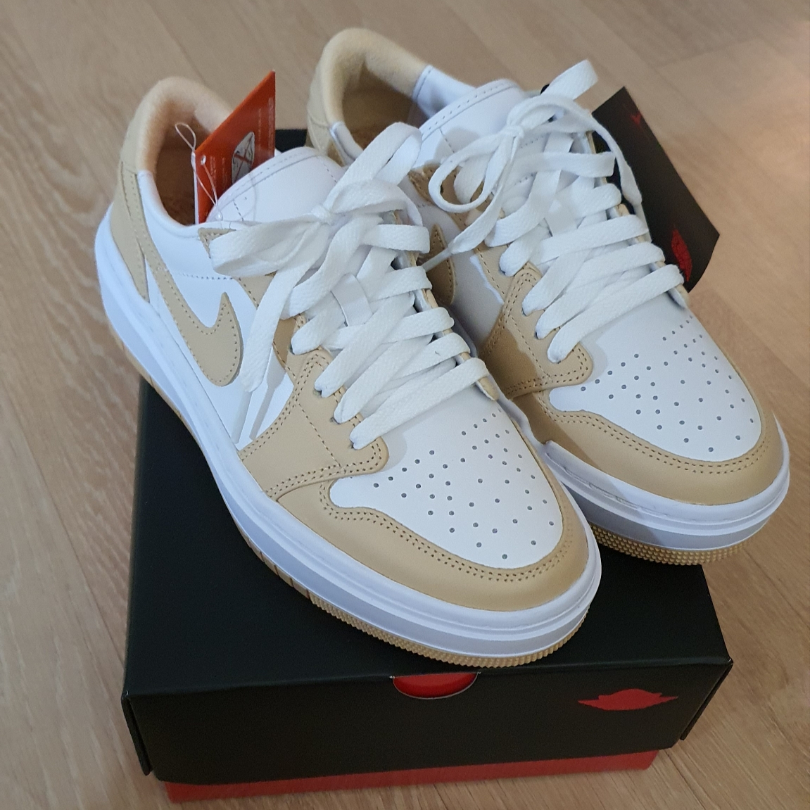(W) Jordan 1 Elevate Low White Onyx 착용 스타일