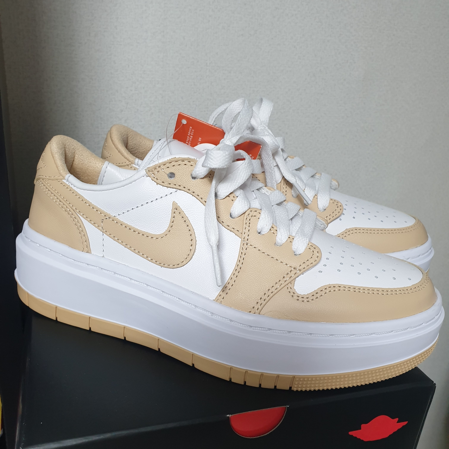(W) Jordan 1 Elevate Low White Onyx 착용 스타일