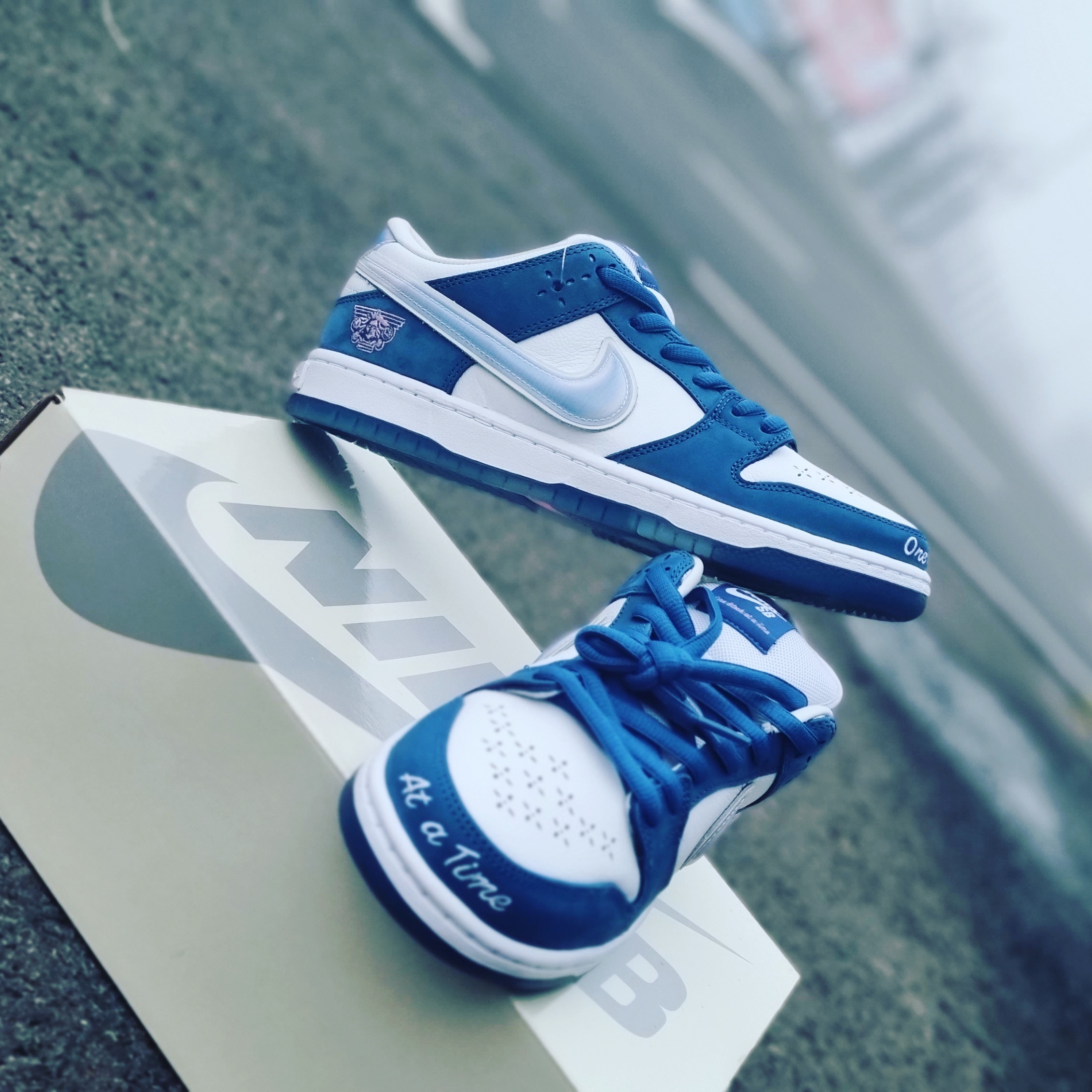 Nike x Born X Raised SB Dunk Low Pro QS One Block at a Time 착용 스타일 - 2