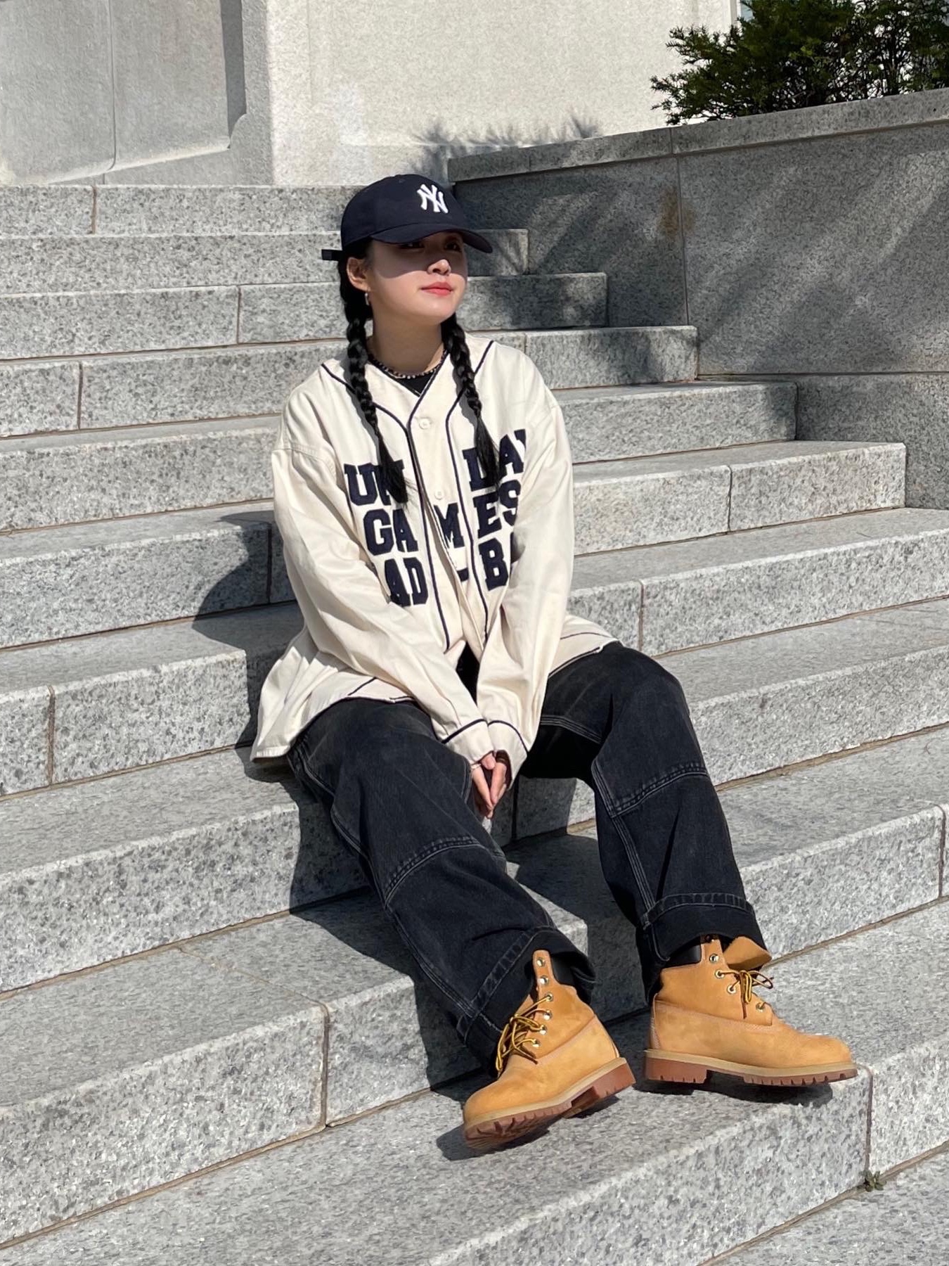 Timberland Premium 6 inch Waterproof Boot Wheat Nubuck - Wide 착용 스타일 - 1