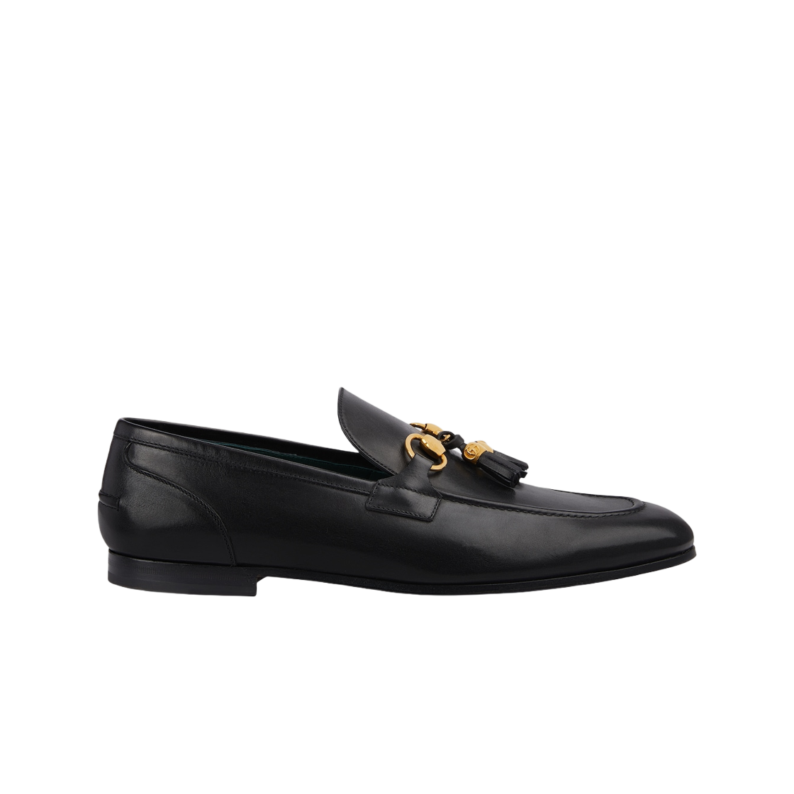 Gucci Jordaan Loafer Black Leather 상세 이미지 1