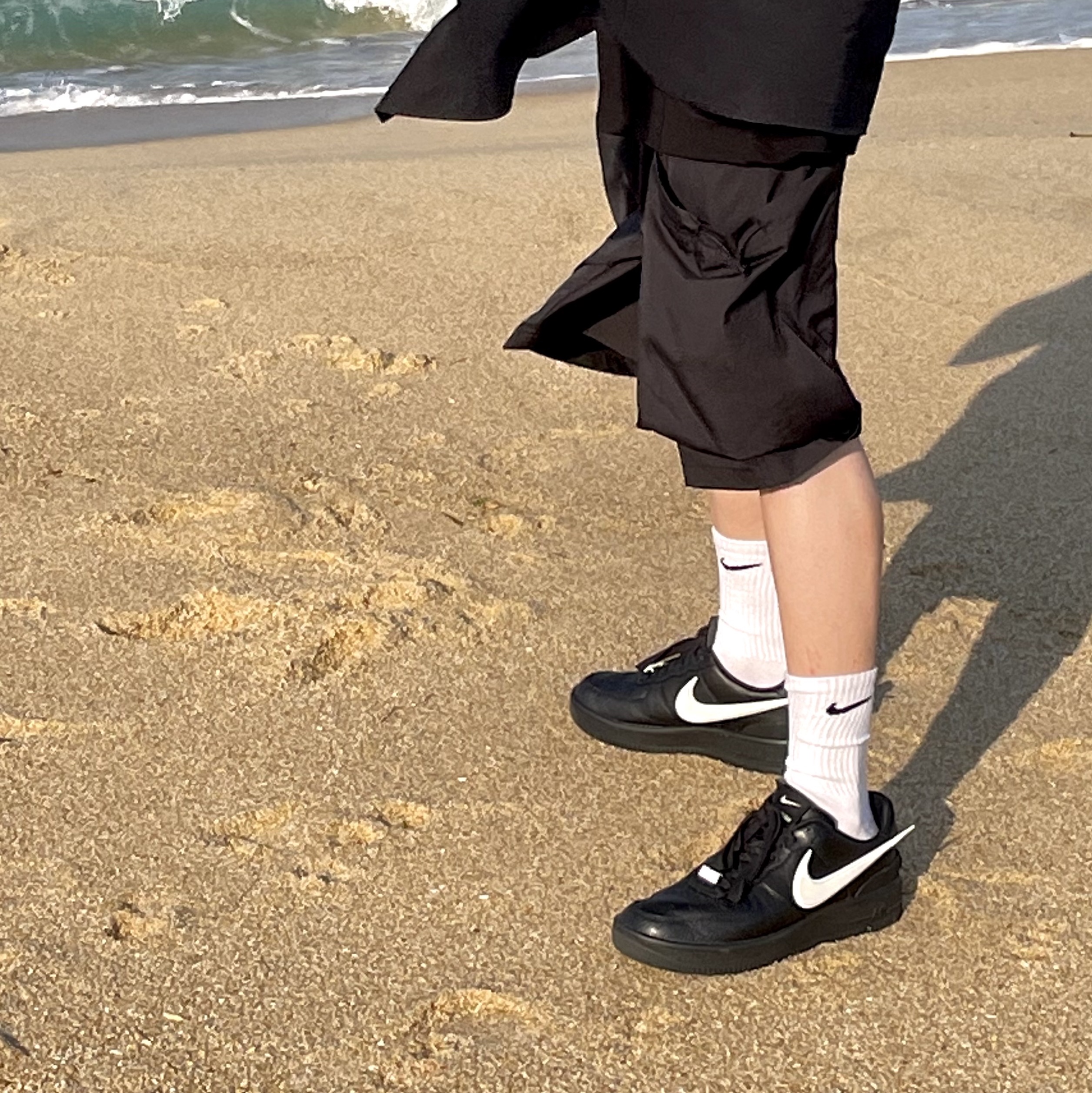 Nike x Ambush Air Force 1 Low SP Black 착용 스타일