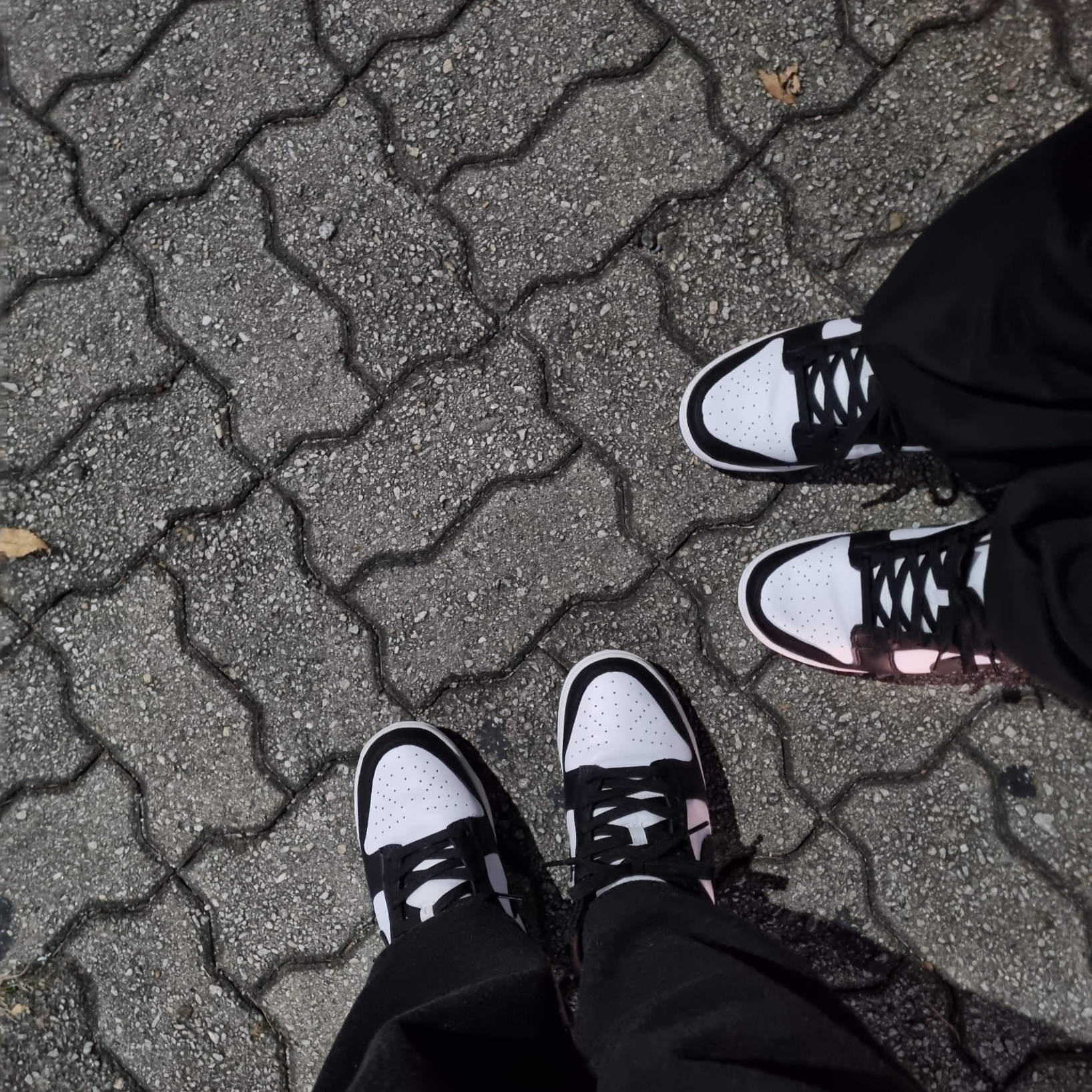 (W) Nike Dunk Low Black, Nike Dunk Low Retro Black 착용 스타일