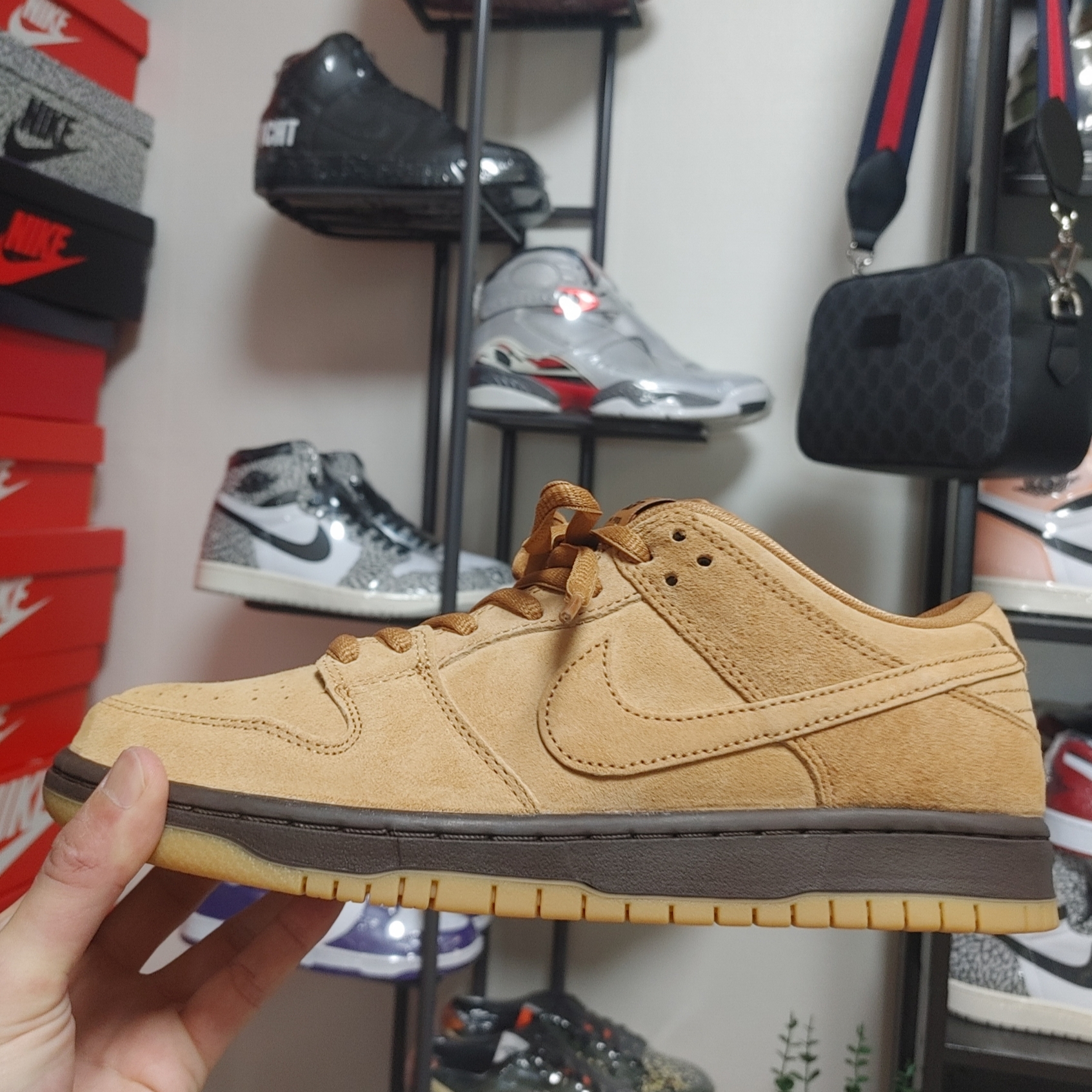 Nike SB Dunk Low Pro Wheat 2023 착용 스타일