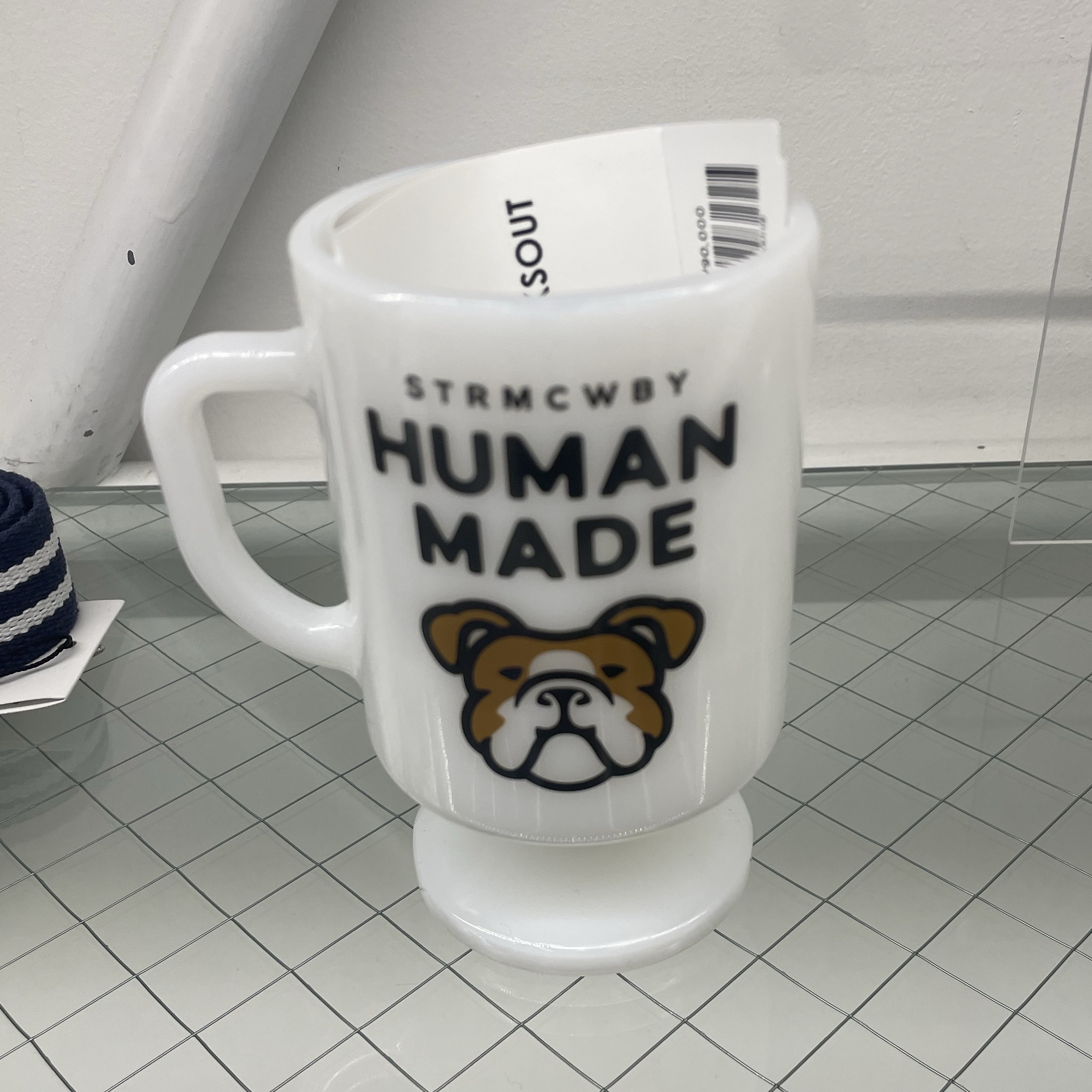Human Made Glass Pedestal Mug White 착용 스타일