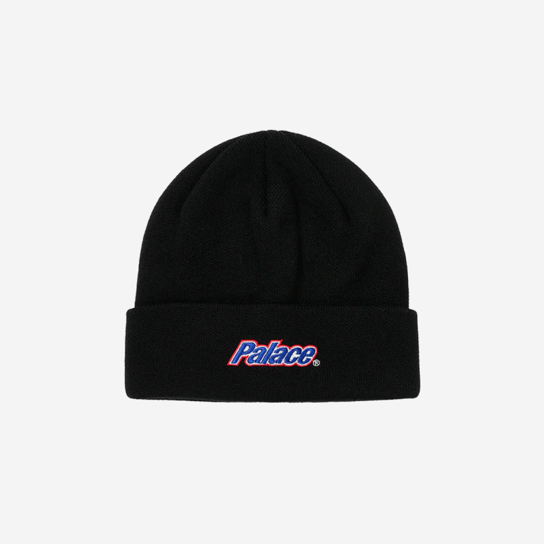 PALACE TRI-FERG PATCH BEANIE BLACK | REVERSIBLE
