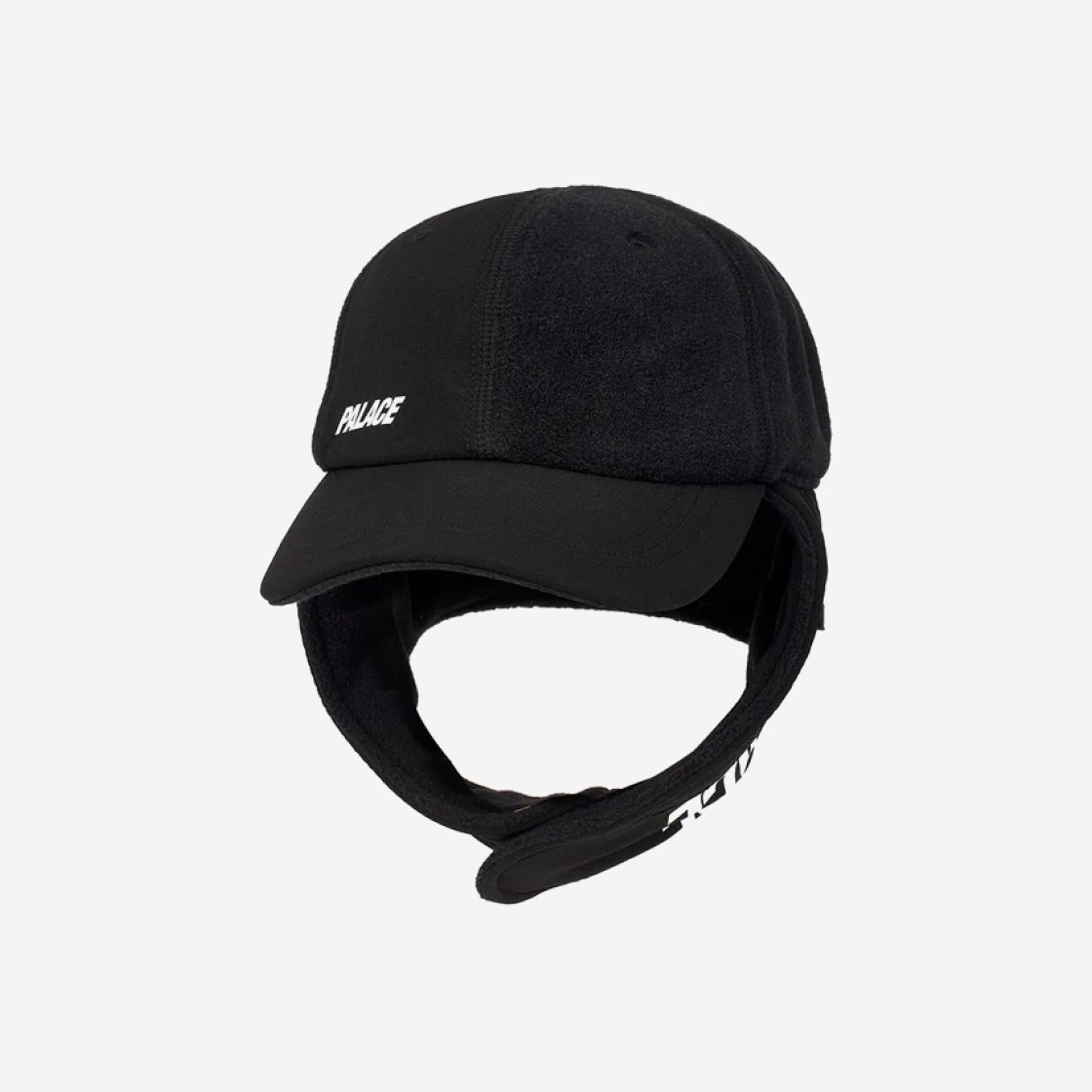 Palace Polartec Warmdome Earflap 5-Panel Black - 23FW 상세 이미지 1