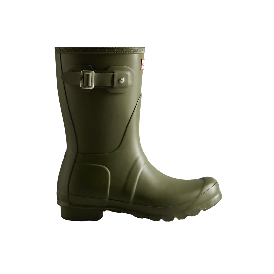 (W) 헌터 오리지널 쇼트 레인 부츠 올리브 리프((W) Hunter Original Short Rain Boots Olive Leaf)