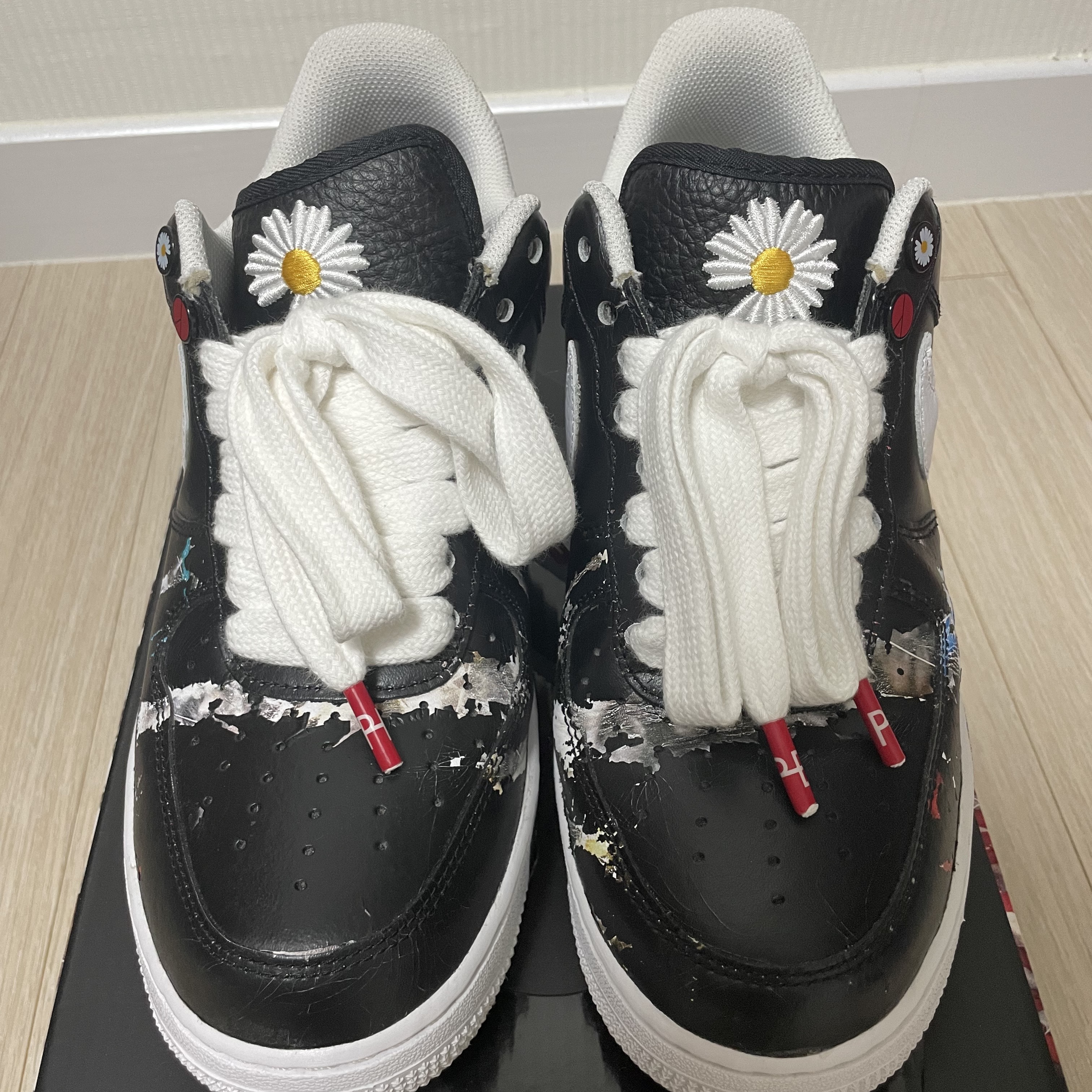 Nike x Peaceminusone Air Force 1 Low Para-Noise 착용 스타일