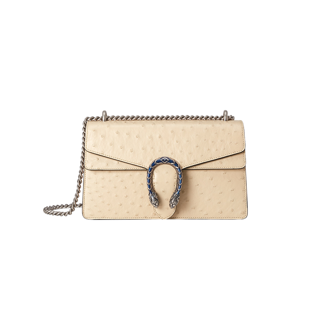 Gucci Dionysus Ostrich Small Shoulder Bag Ivory 상세 이미지 1