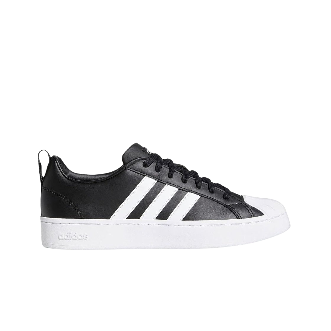 아디다스 스트리트체크 클라우드폼 코트 로우 코어 블랙 클라우드 화이트(Adidas Streetcheck Cloudfoam Court Low Core Black Cloud White) - 1