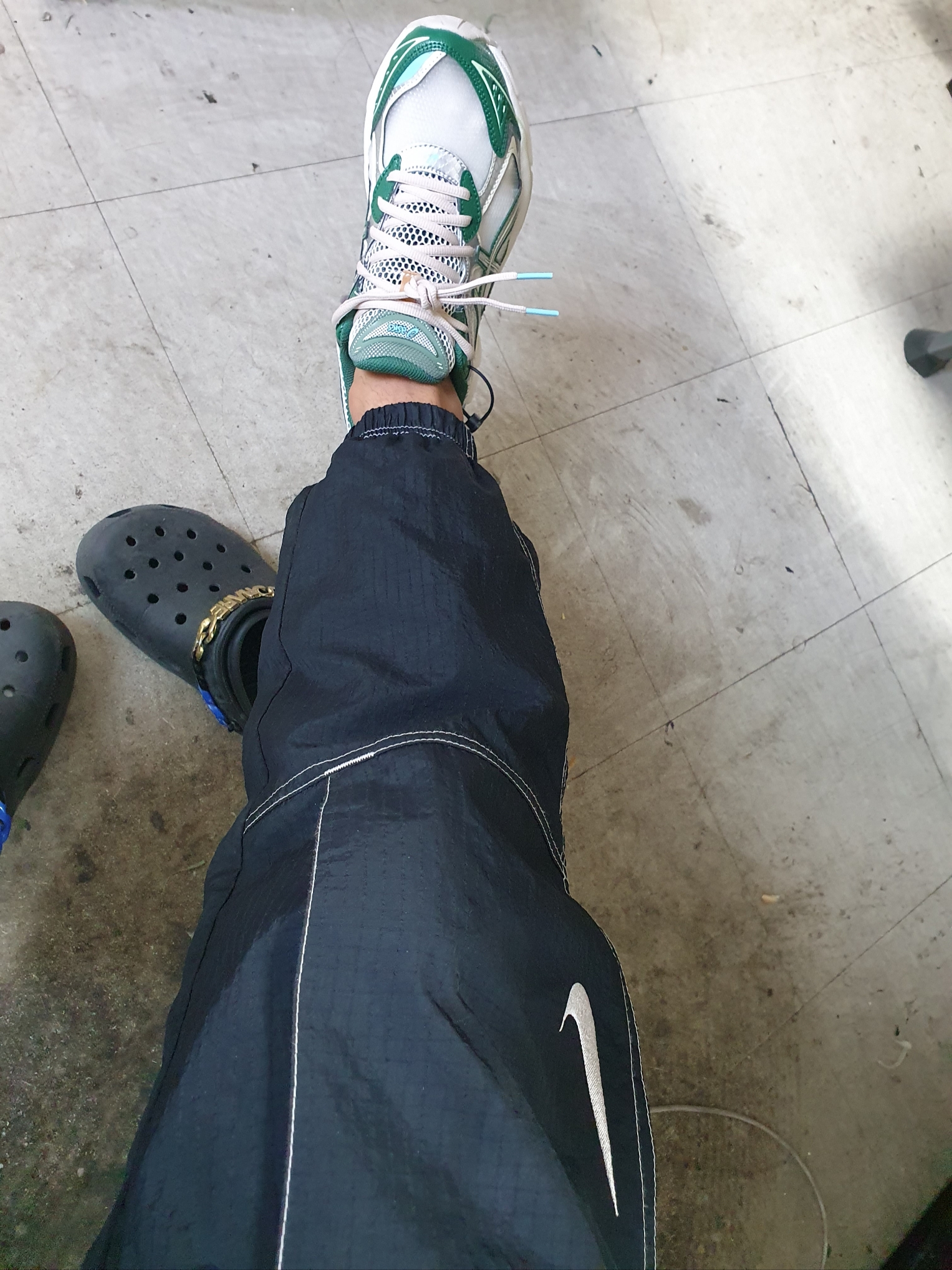 Asics x Above The Clouds GT-2160 Cream Shamrock Green 착용 스타일 - 2