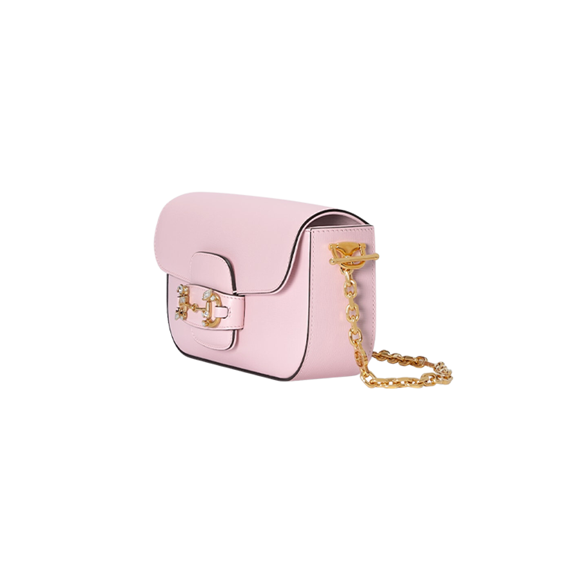 Gucci Horsebit 1955 Small Shoulder Bag Pink Leather 상세 이미지 2