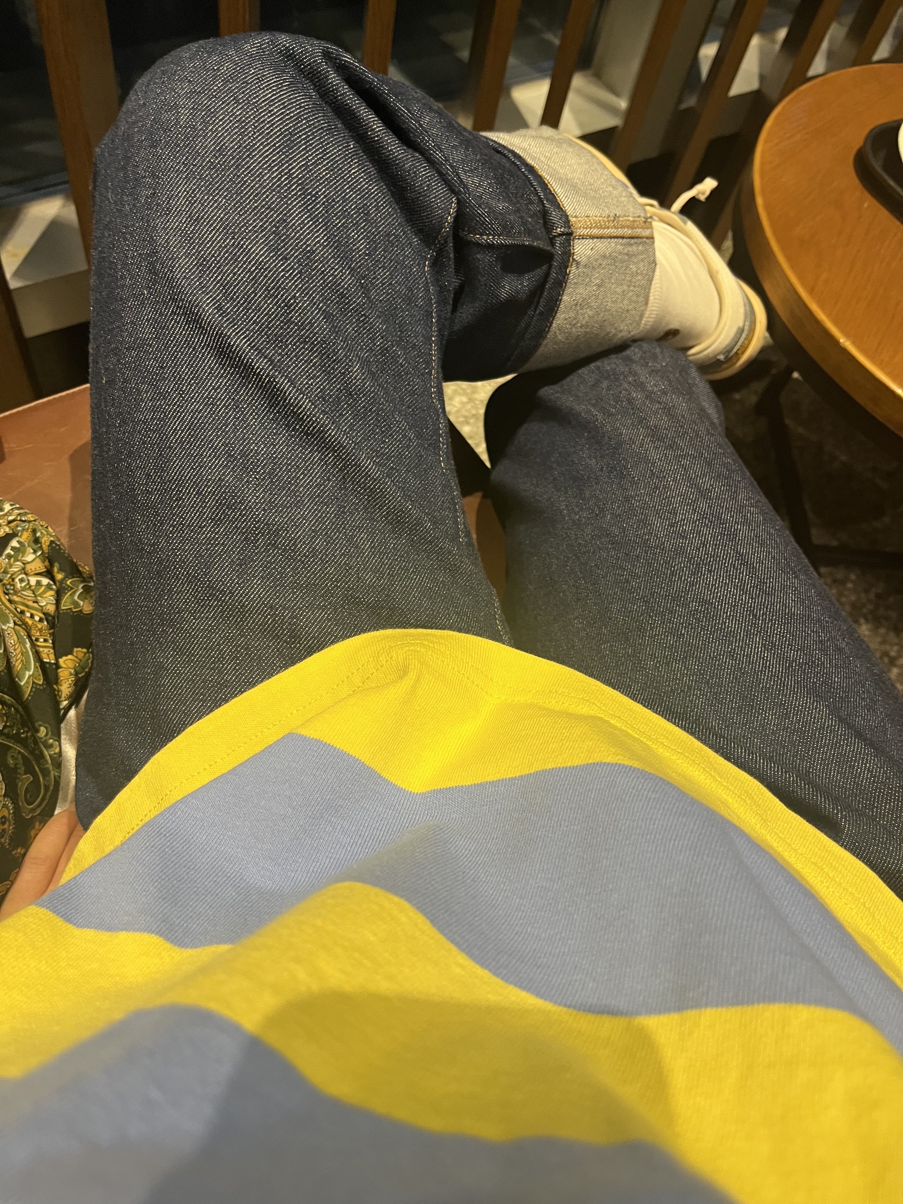 Levi's 501 Original Fit Jean Dark Indigo (Korean Ver.), Jordan 1 Low SE Tokyo 96 착용 스타일 - 1
