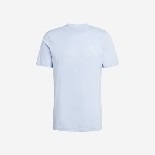 아디다스 트레포일 에센셜 티셔츠 블루 던 - US 사이즈