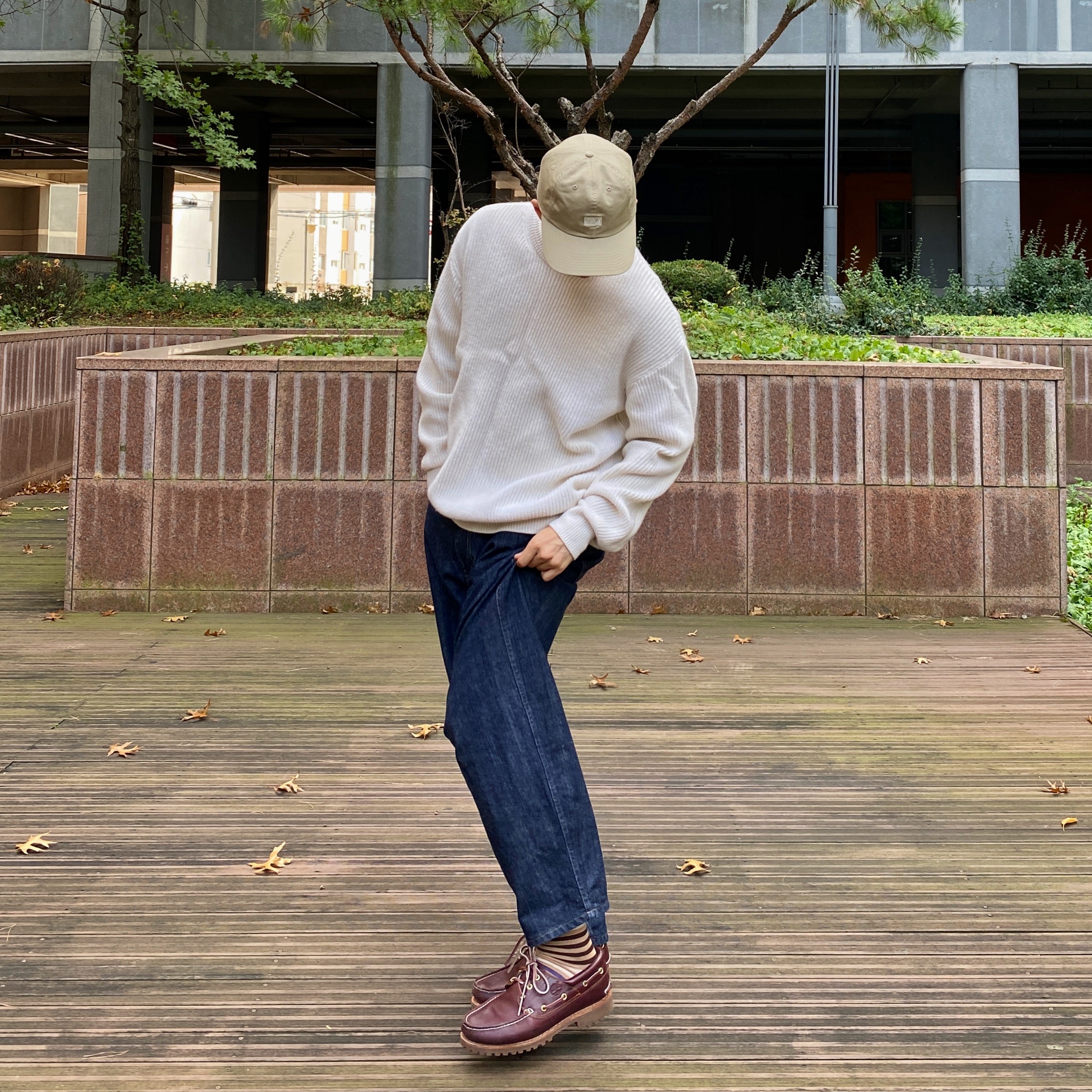 Timberland 3-Eye Lug Boat Shoes Wheat - Wide 착용 스타일 - 2