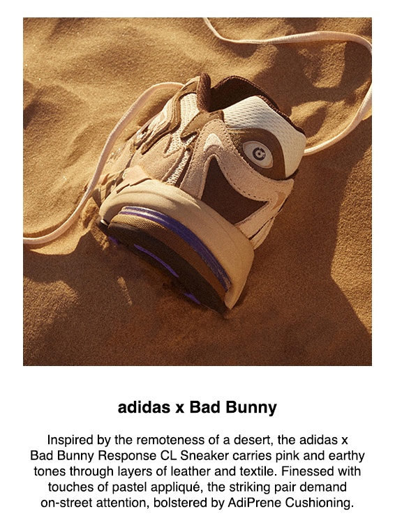 Adidas x Bad Bunny Response CL Ecru Tint 착용 스타일 - 2