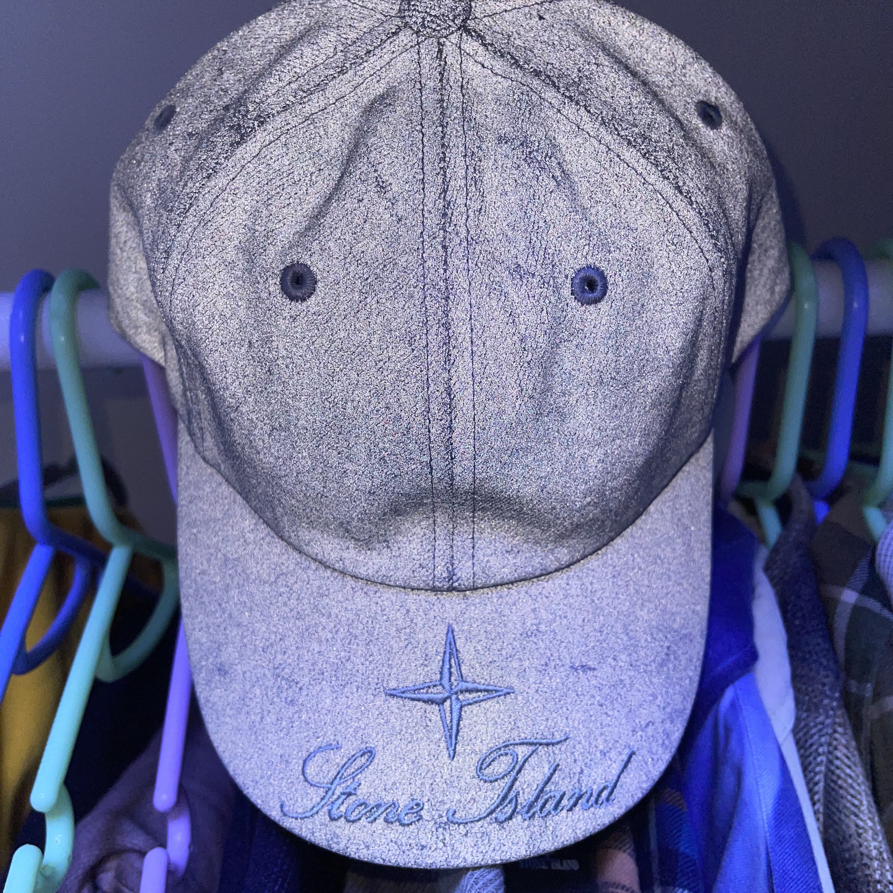 Supreme x Stone Island Denim Trucker Jacket Reflective - 23FW, Supreme x Stone Island 5-Pocket Jean Reflective - 23FW 착용 스타일 - 4