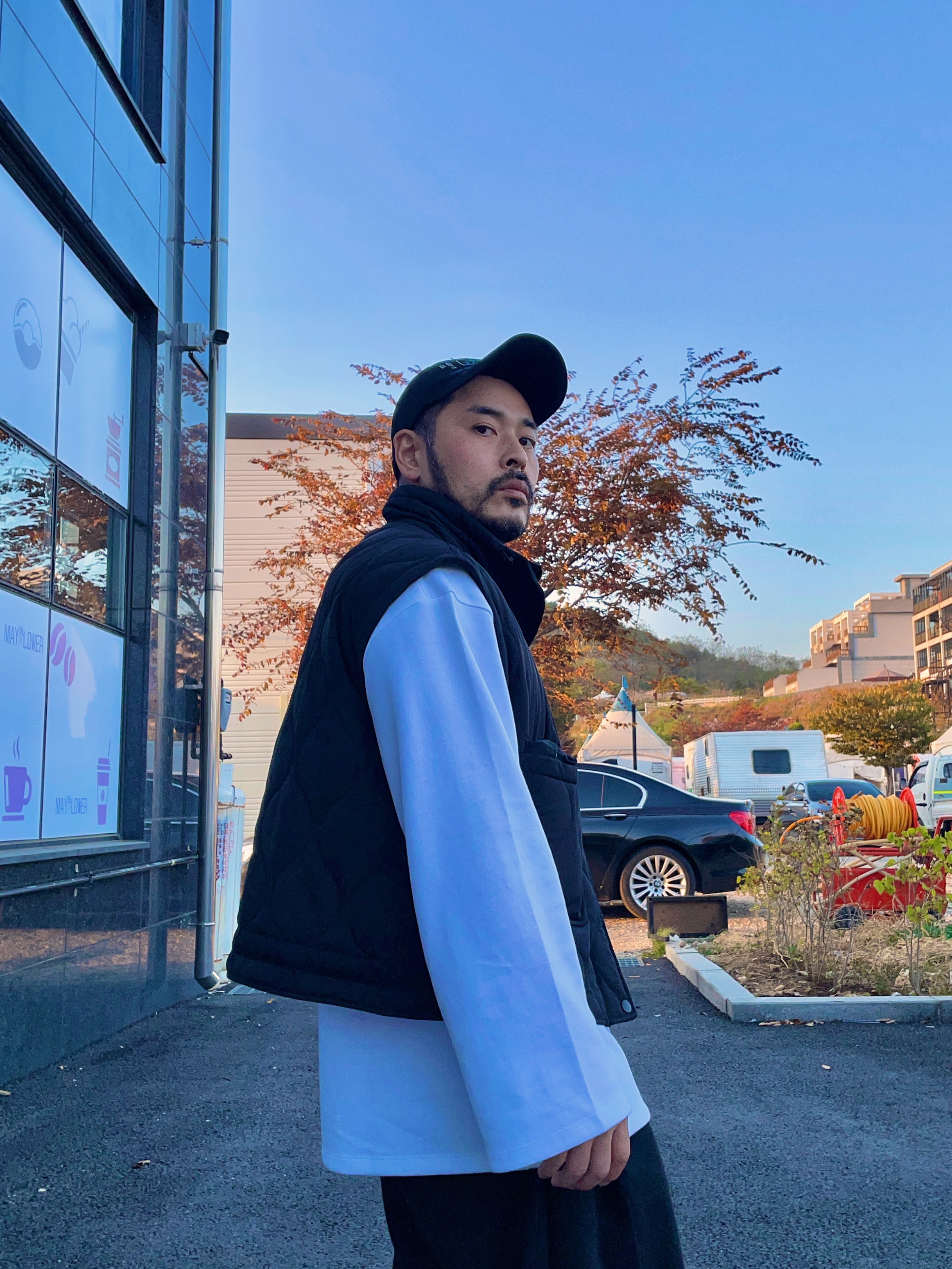 Y-3 Kaiwa Cream White 착용 스타일 - 2