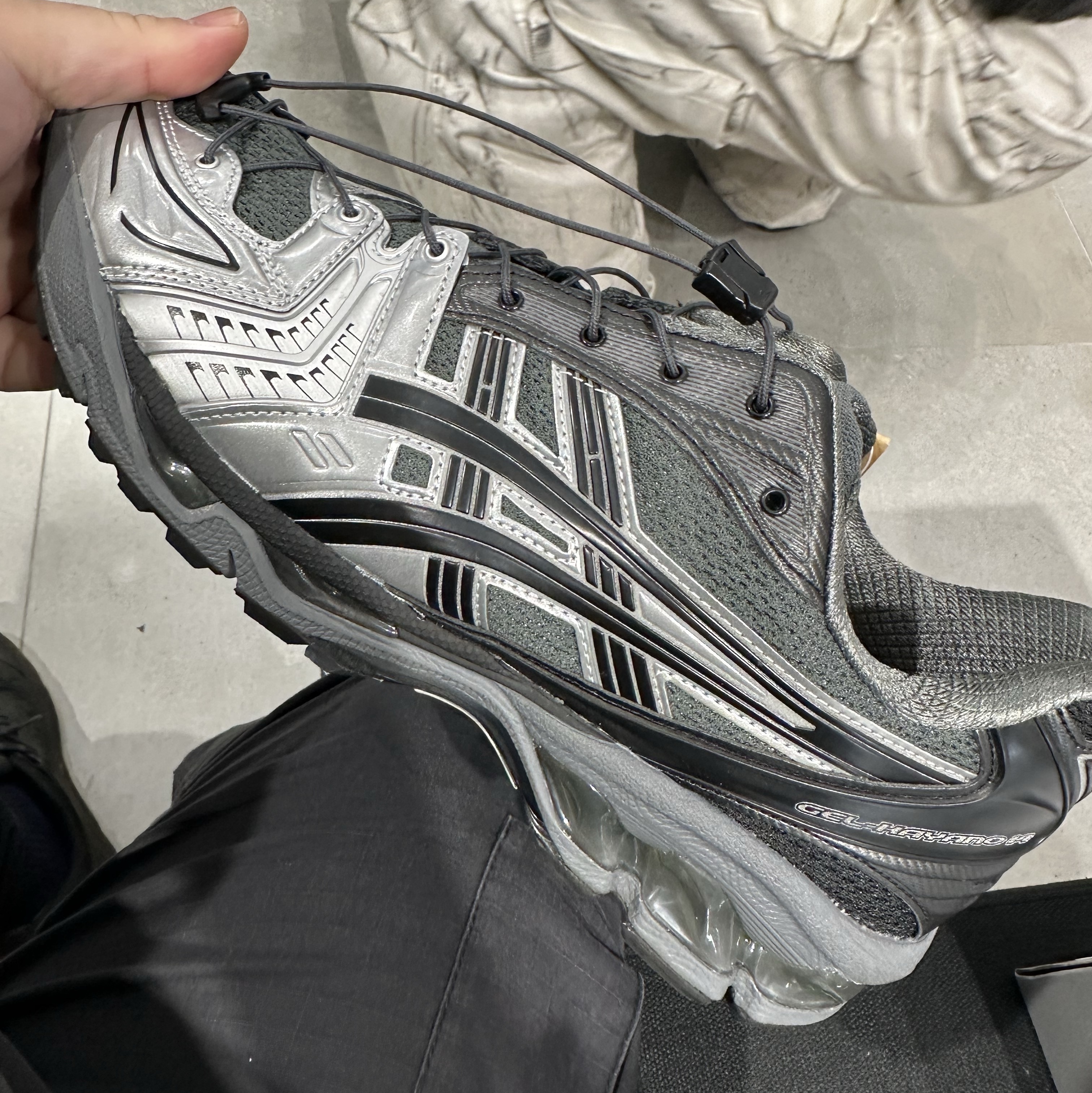 Asics x Unaffected Gel-Kayano 14 Silver Moon 착용 스타일
