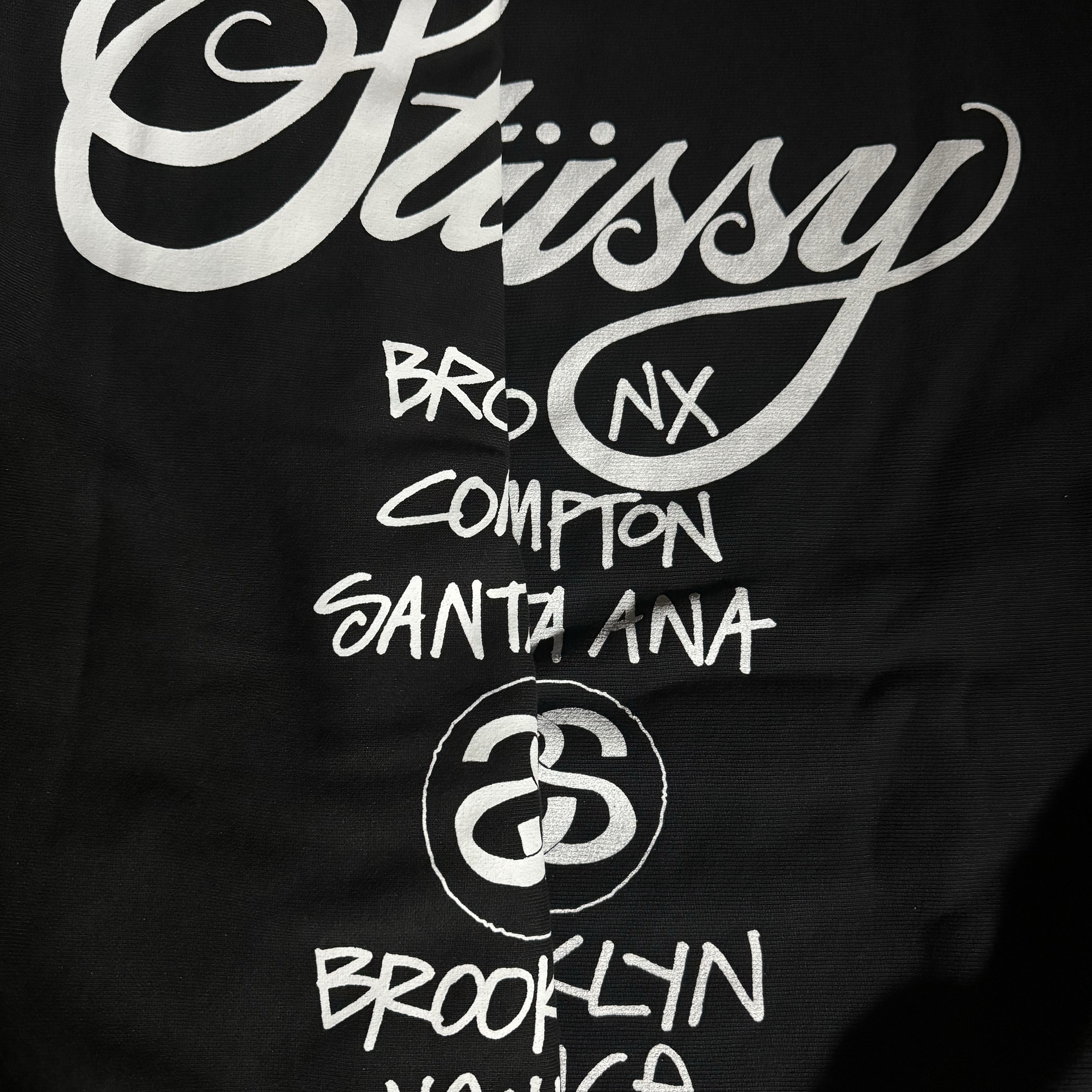 Stussy World Tour Hoodie Pigment Dyed Black, Stussy World Tour Hoodie Black 2023 착용 스타일 - 2