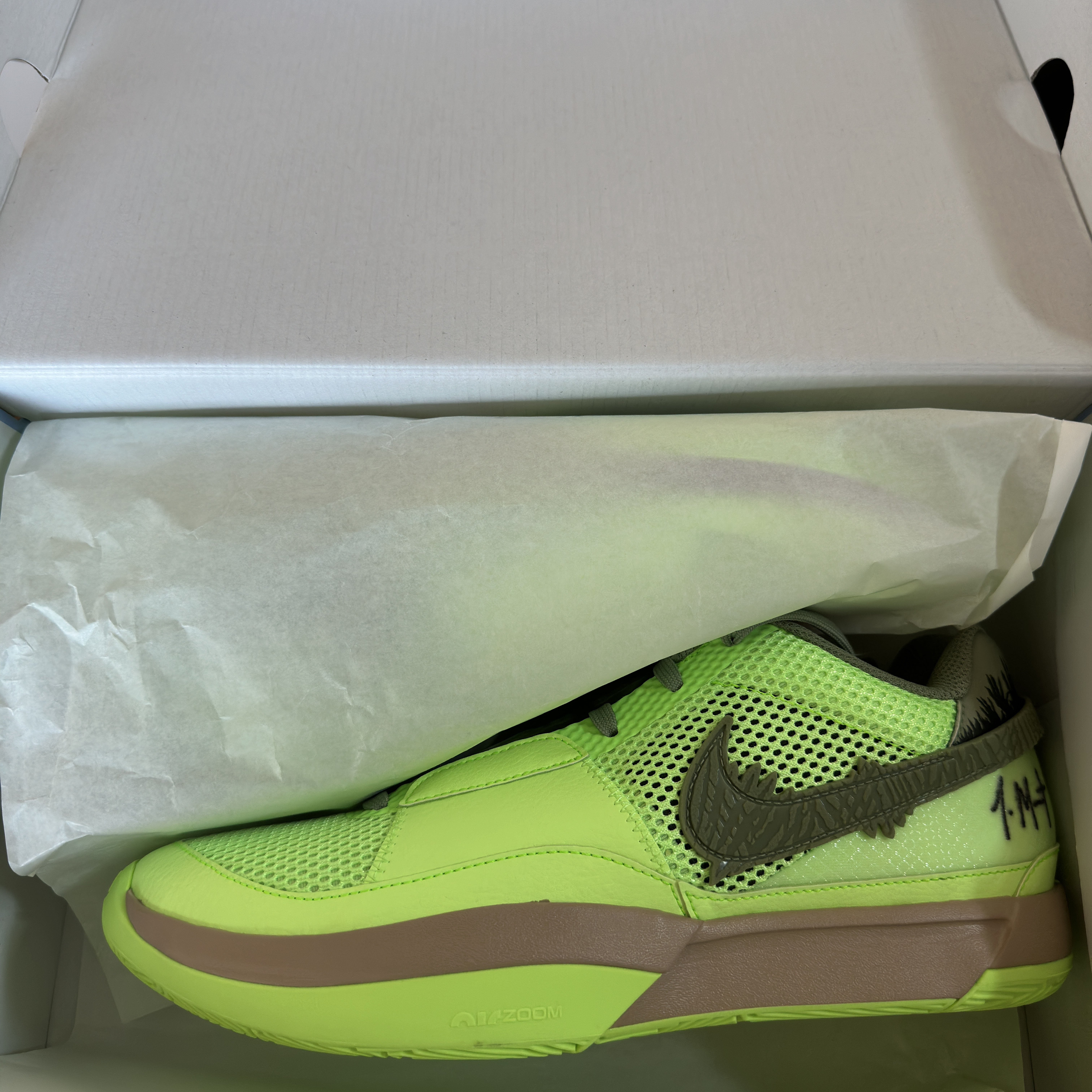 Nike Ja 1 EP Day One, Nike Ja 1 PE Medium Soft Pink 착용 스타일 - 1