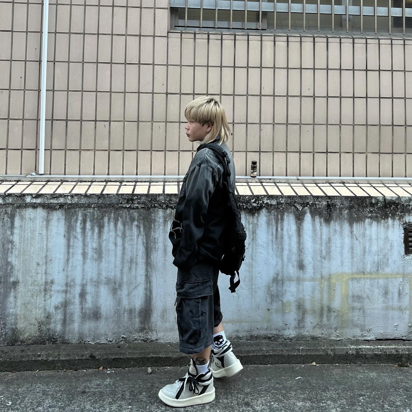 Converse x Drkshdw Turbowpn Pelican 착용 스타일 - 4