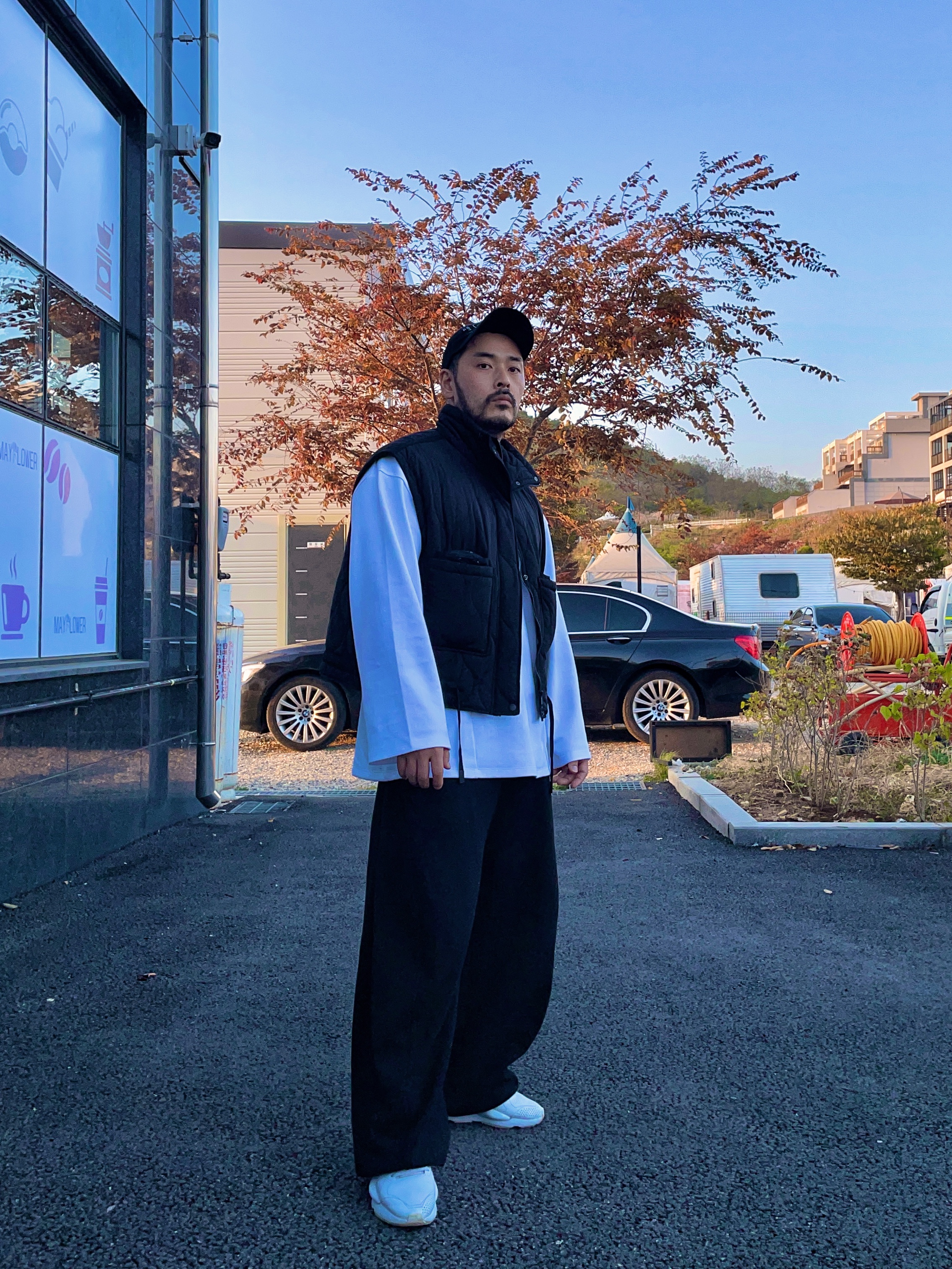Y-3 Kaiwa Cream White 착용 스타일 - 3