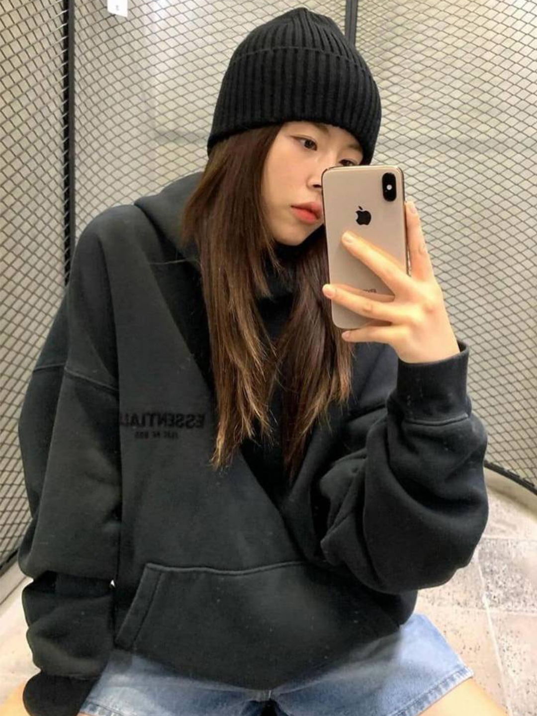 Acne Studios Ribbed Beanie Hat Black, Stussy Embossed Smooth Stock Skullcap Beanie Black 착용 스타일 - 7