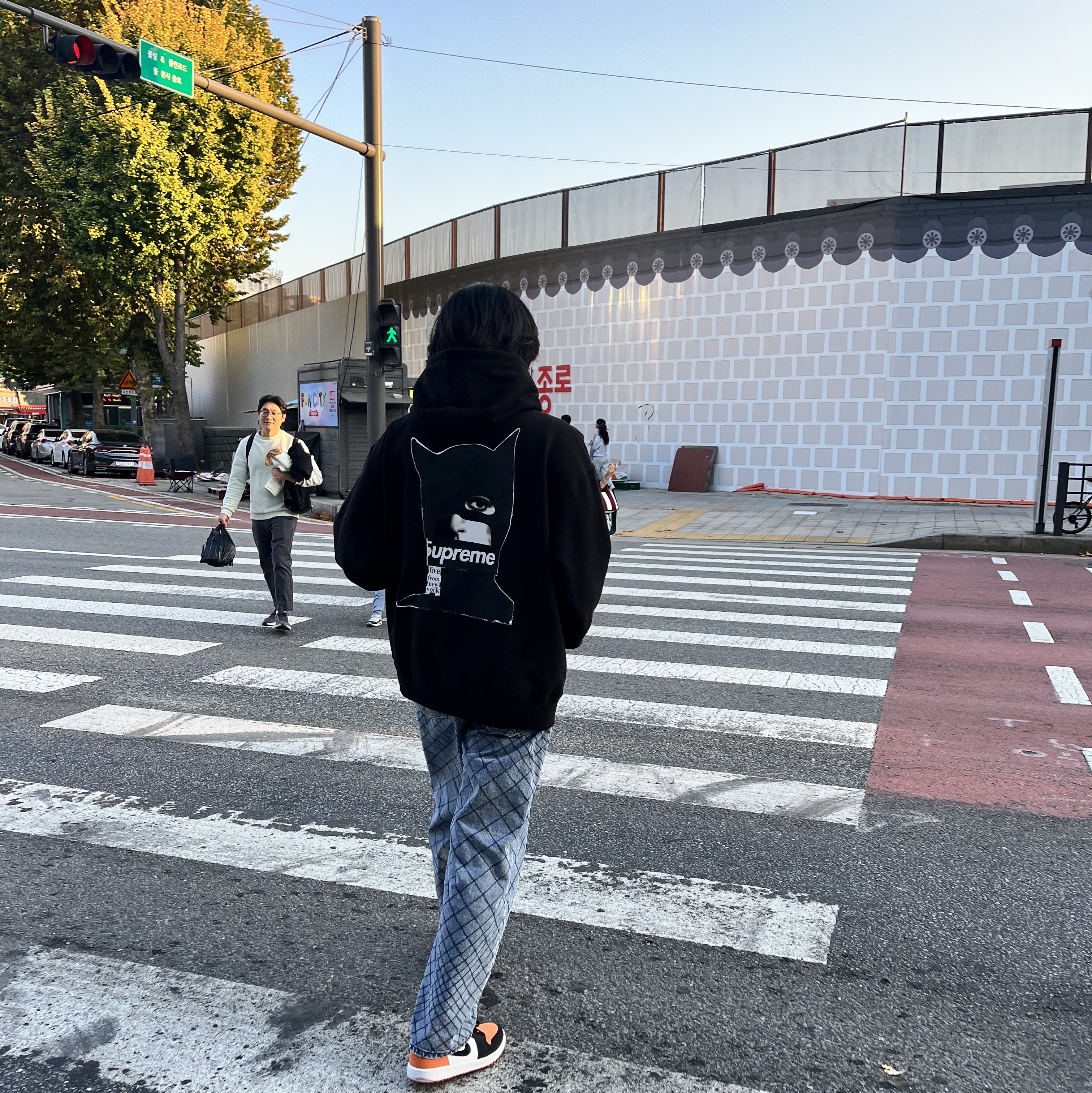 Supreme Catwoman Hooded Sweatshirt Black - 23FW, Jordan 1 Low Golf Starfish 착용 스타일