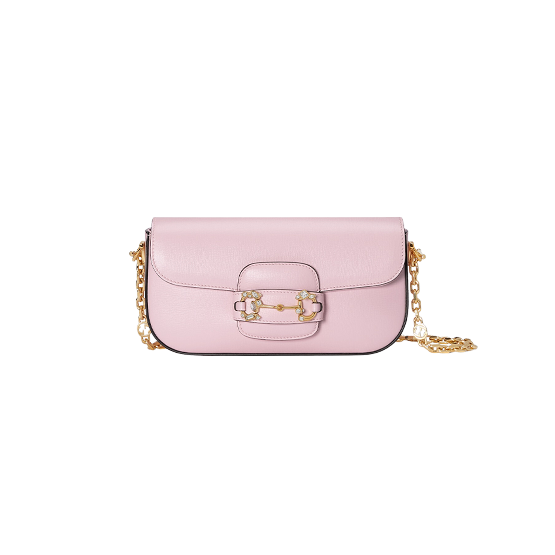 Gucci Horsebit 1955 Small Shoulder Bag Pink Leather 상세 이미지 1